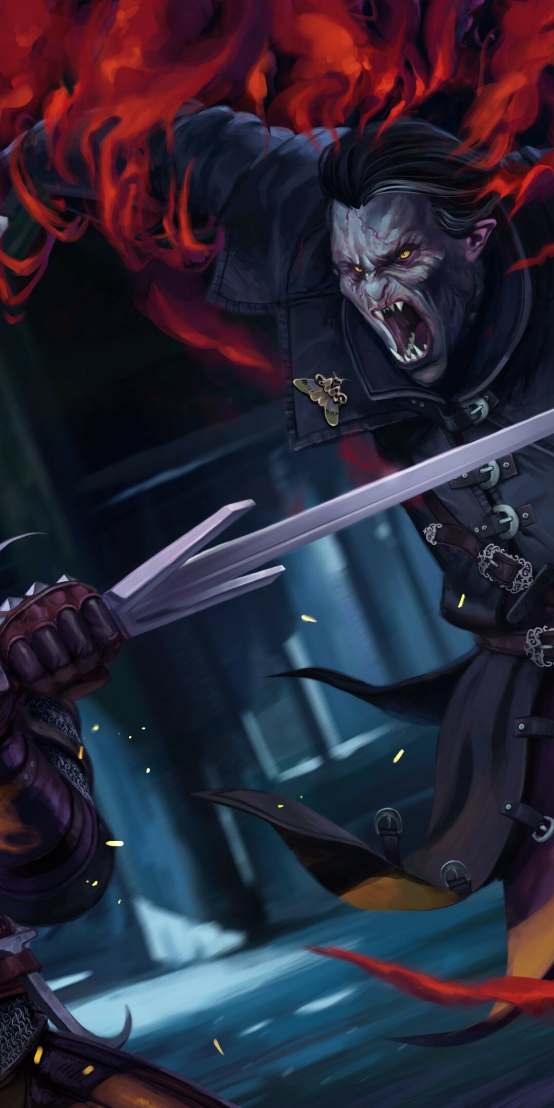 Dettlaff van der Eretein, Vampires Wallpaper, 1080x2160 HD Phone