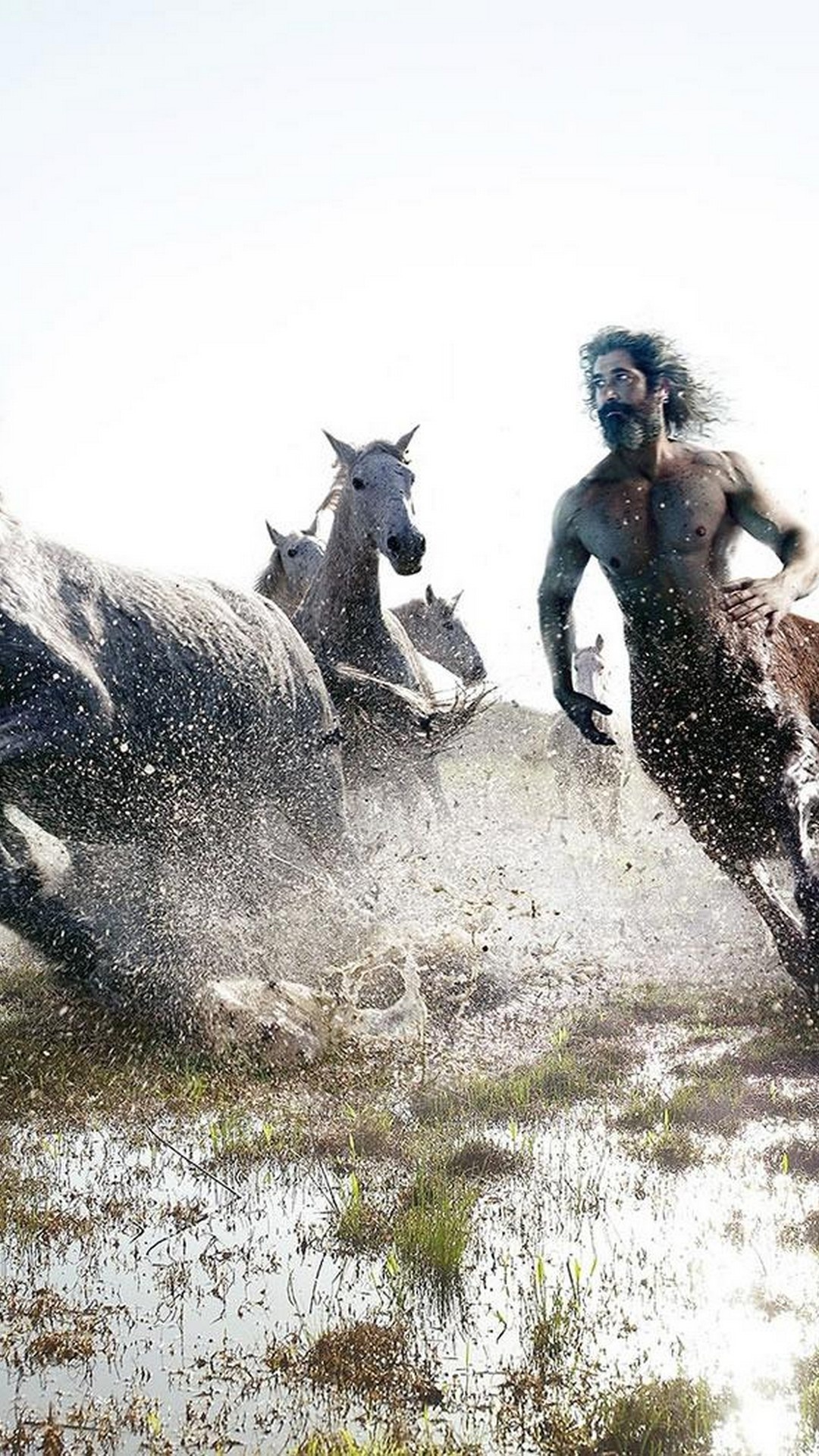 Centaur wallpaper, Mythical horse-human, Captivating imagery, Fantasy realm, 1080x1920 Full HD Phone