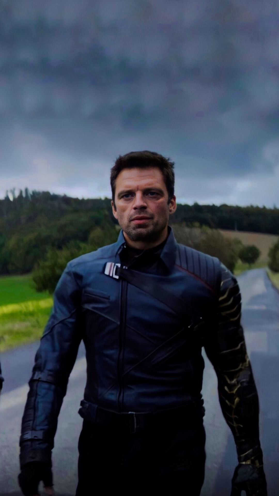 Sebastian Stan, Spacewalker character, Falcon and the Winter Soldier, Stylish Marvel aesthetic, 1080x1920 Full HD Phone