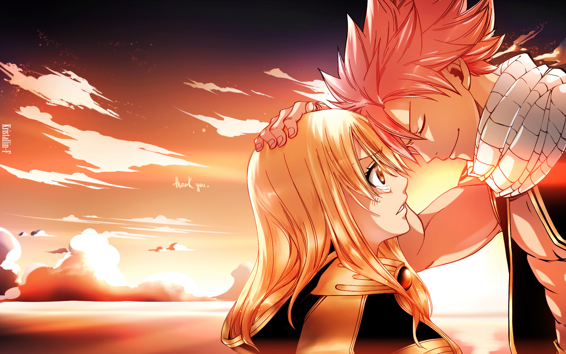 Natsu (Fairy Tail), Anime, Natsu and Lucy, Fairy tail, 1920x1200 HD Desktop