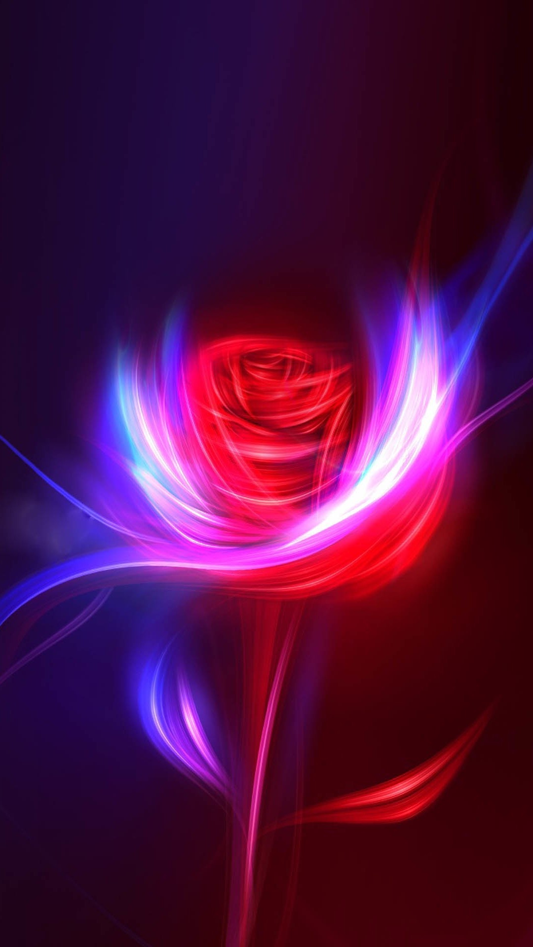 Rose, Swirls Wallpaper, 1080x1920 Full HD Phone