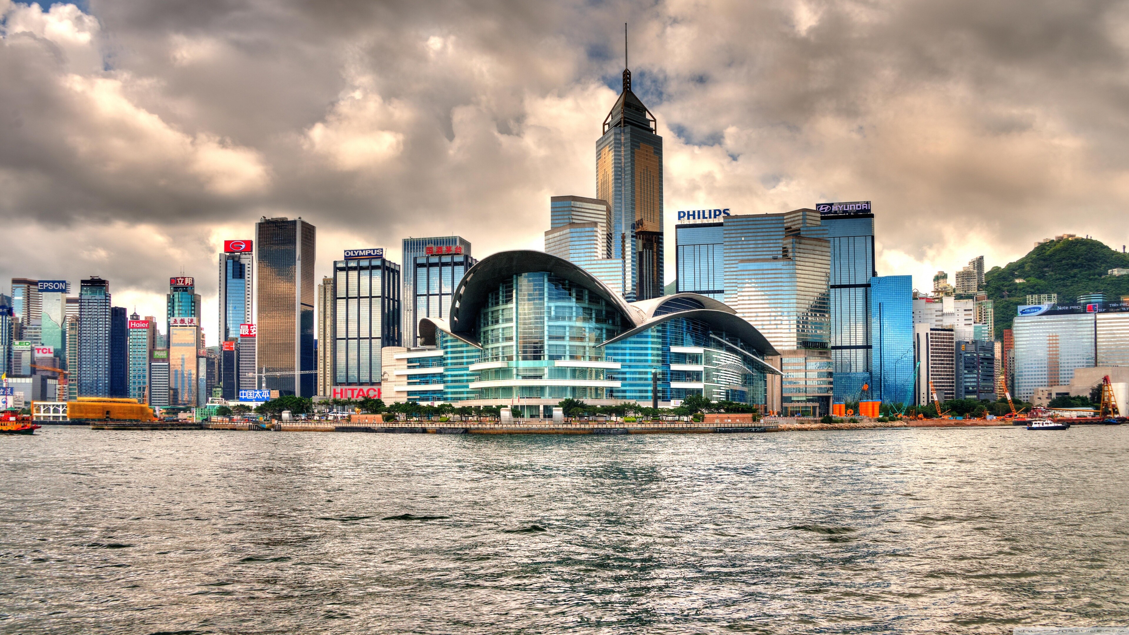 HKCEC, Hong Kong Wallpaper, 3840x2160 4K Desktop
