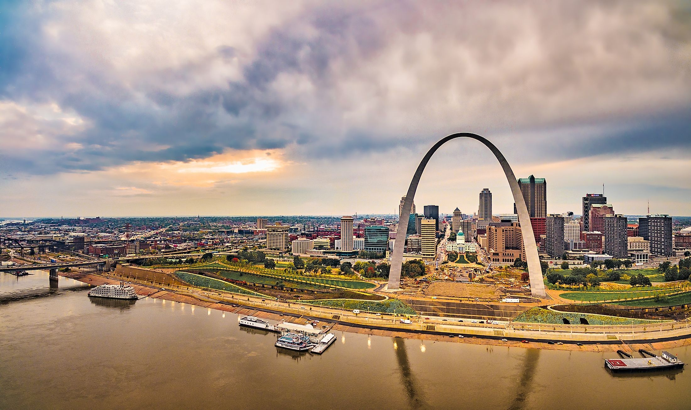 St. Louis, missouri, worldatlas, st louis, 2200x1310 HD Desktop