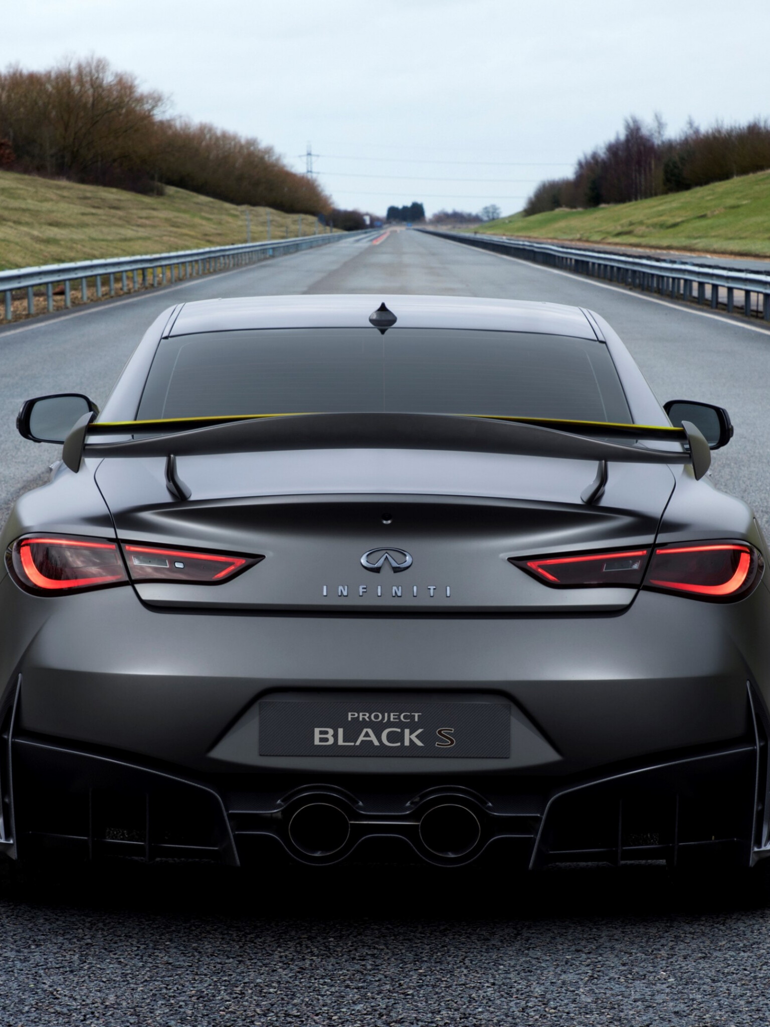 Infiniti Q60 Project Black S, Exciting concept car, 4K wallpaper, Car enthusiasts' favorite, 1540x2050 HD Phone