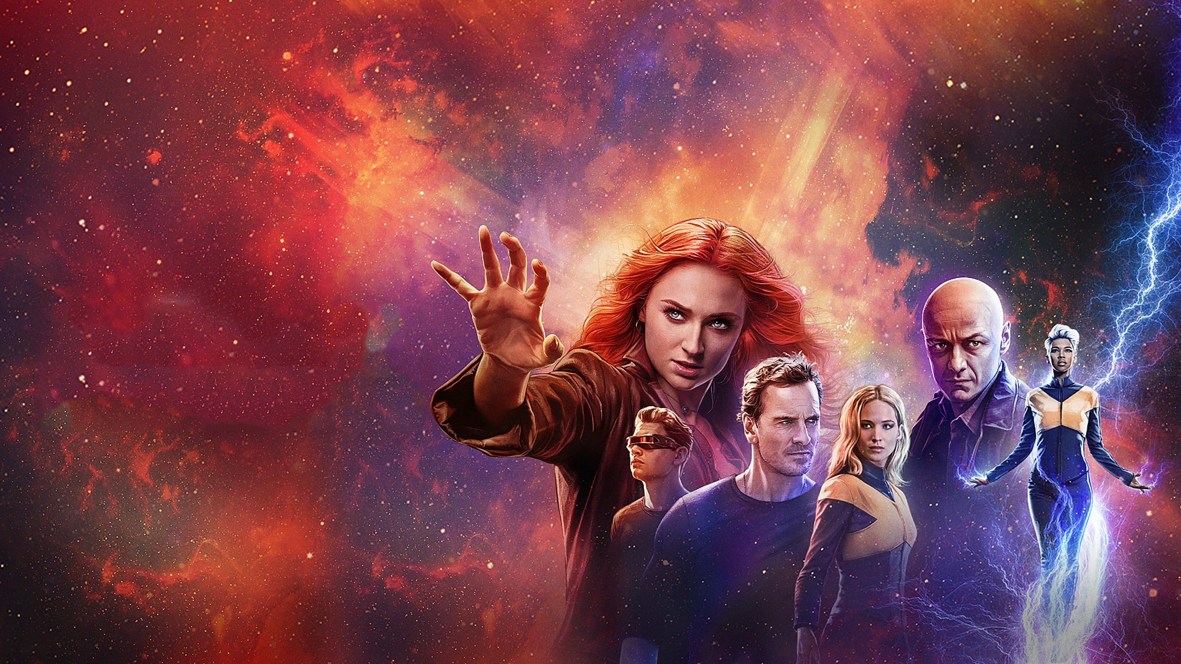 Dark Phoenix wallpaper, Powerful entity, 3840x2160 4K Desktop