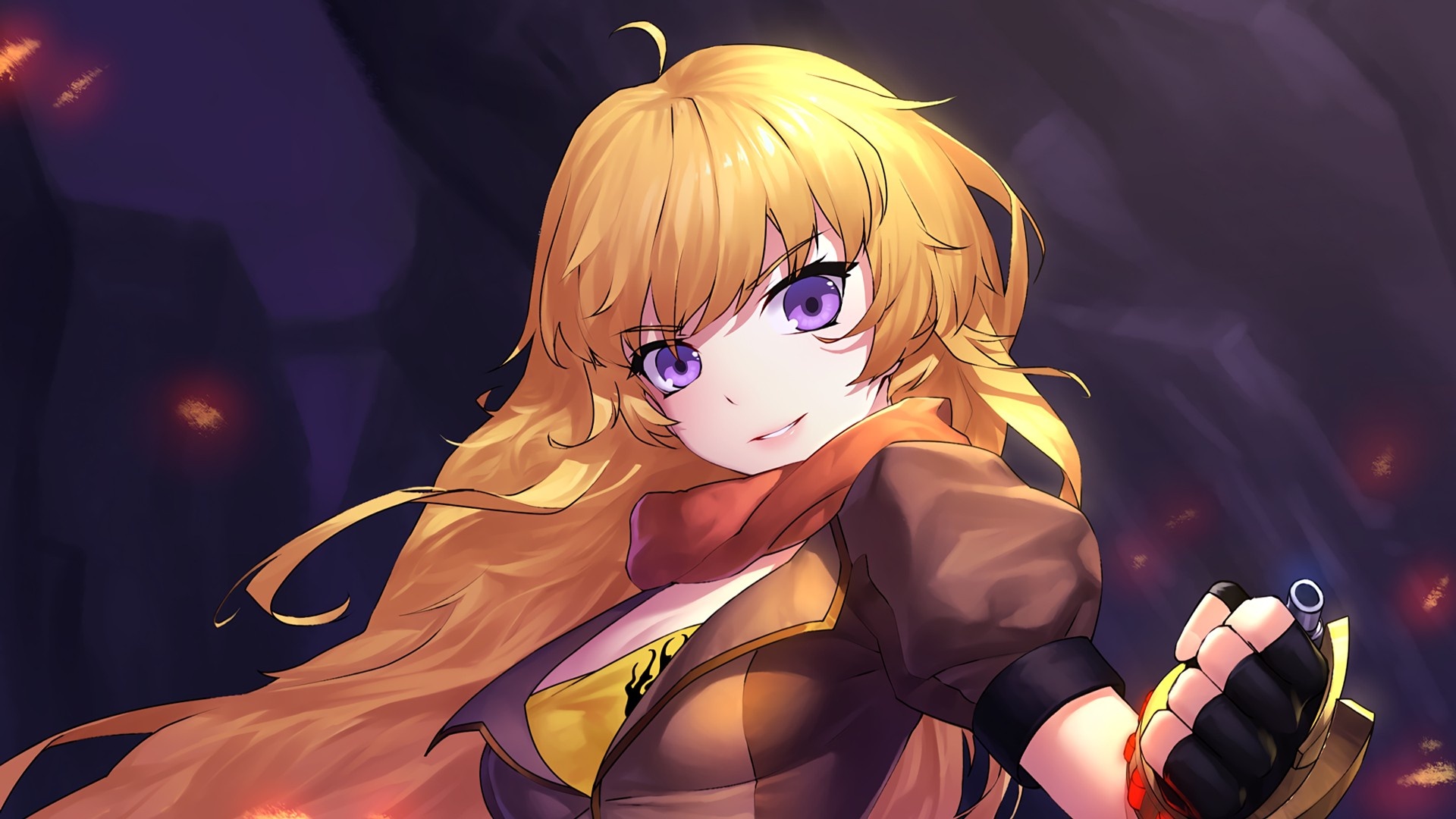 Anime girls, RWBY, Yang Xiao Long, Screenshot, Mangaka, 1920x1080 Full HD Desktop