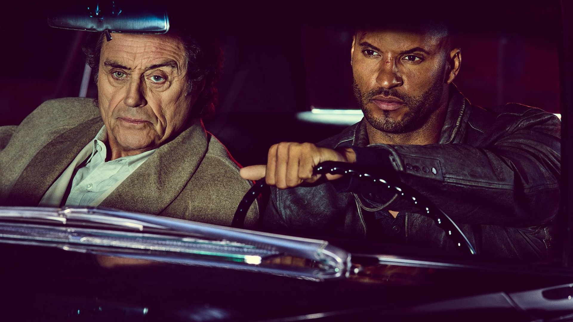 Ian McShane, American Gods, Ricky Whittle, Fantasy TV series, 1920x1080 Full HD Desktop