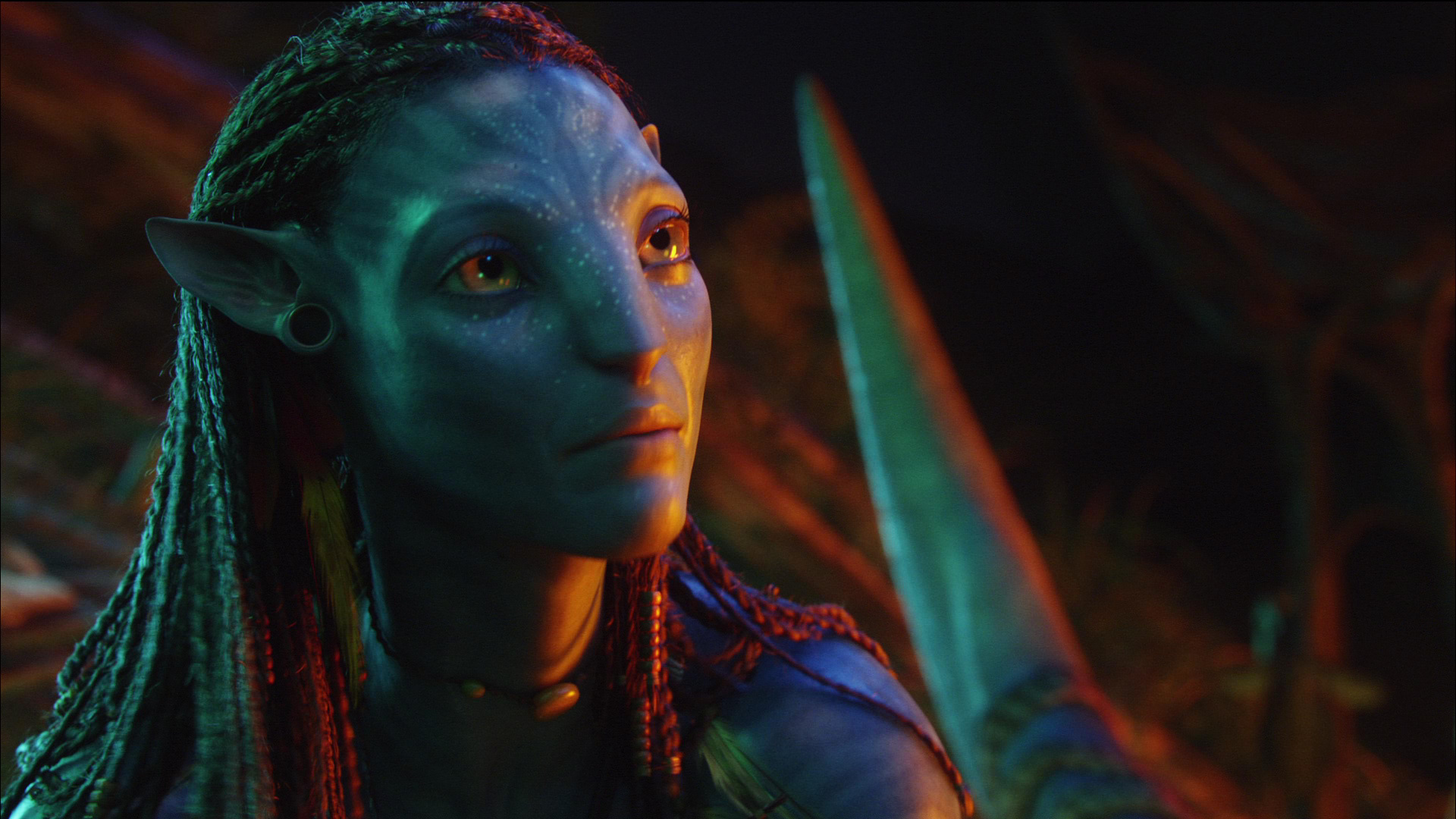 Zoe Saldana, Avatar movie, 1920x1080 Full HD Desktop