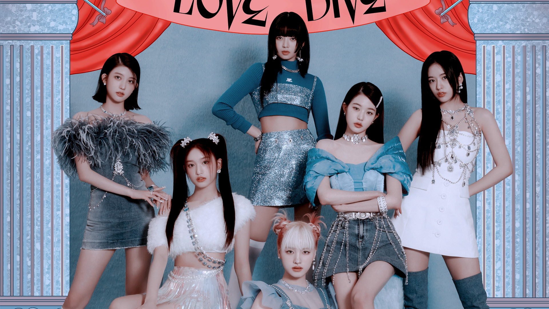 IVE profile, NPOMV, Asian culture, K-pop entertainment, 1920x1080 Full HD Desktop