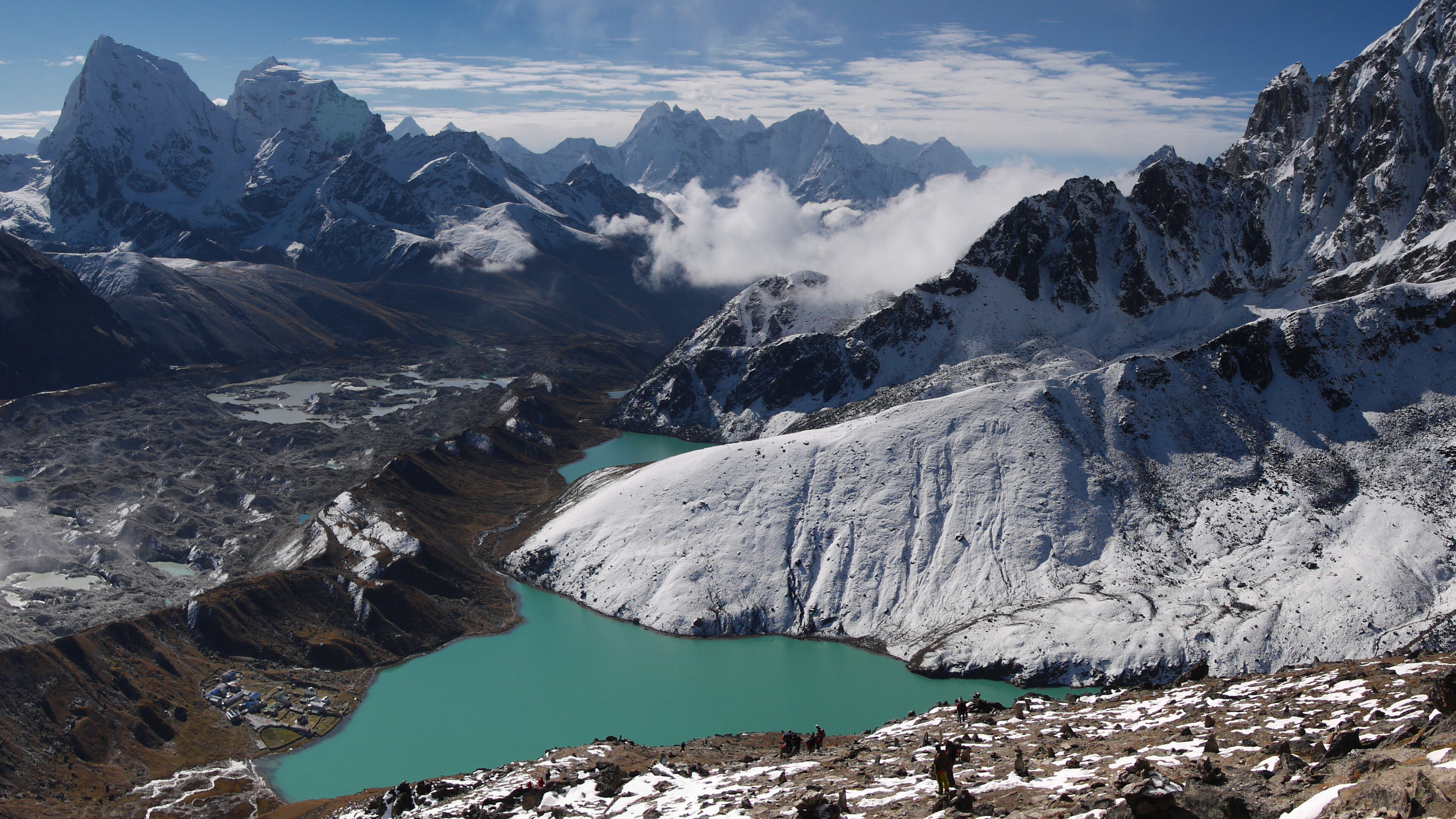 Gokyo Lake, Mount Everest Wallpaper, 3840x2160 4K Desktop