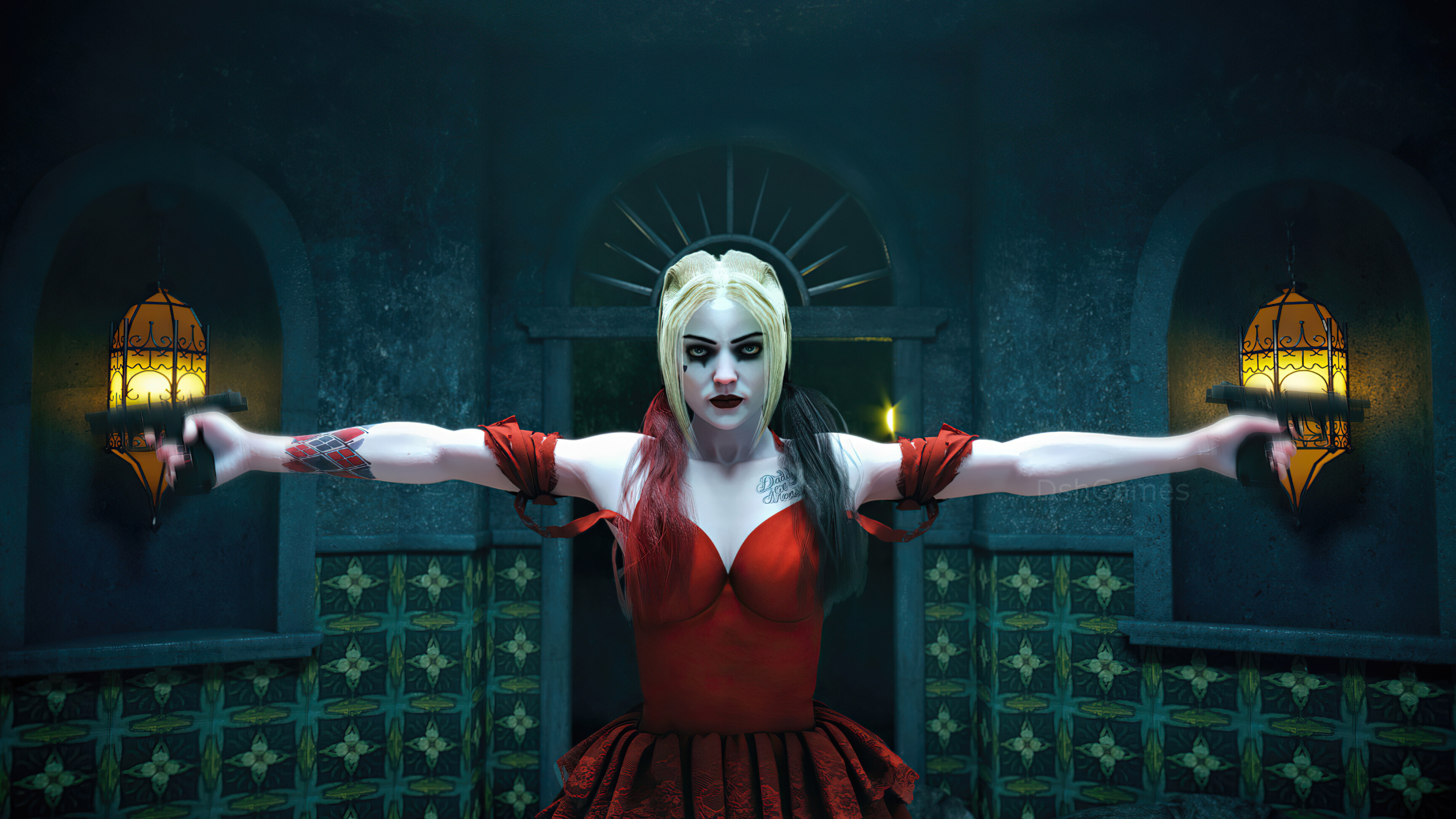 Suicide Squad, 1440p resolution wallpaper, Vibrant HD visuals, Memorable movie moments, 3840x2160 4K Desktop