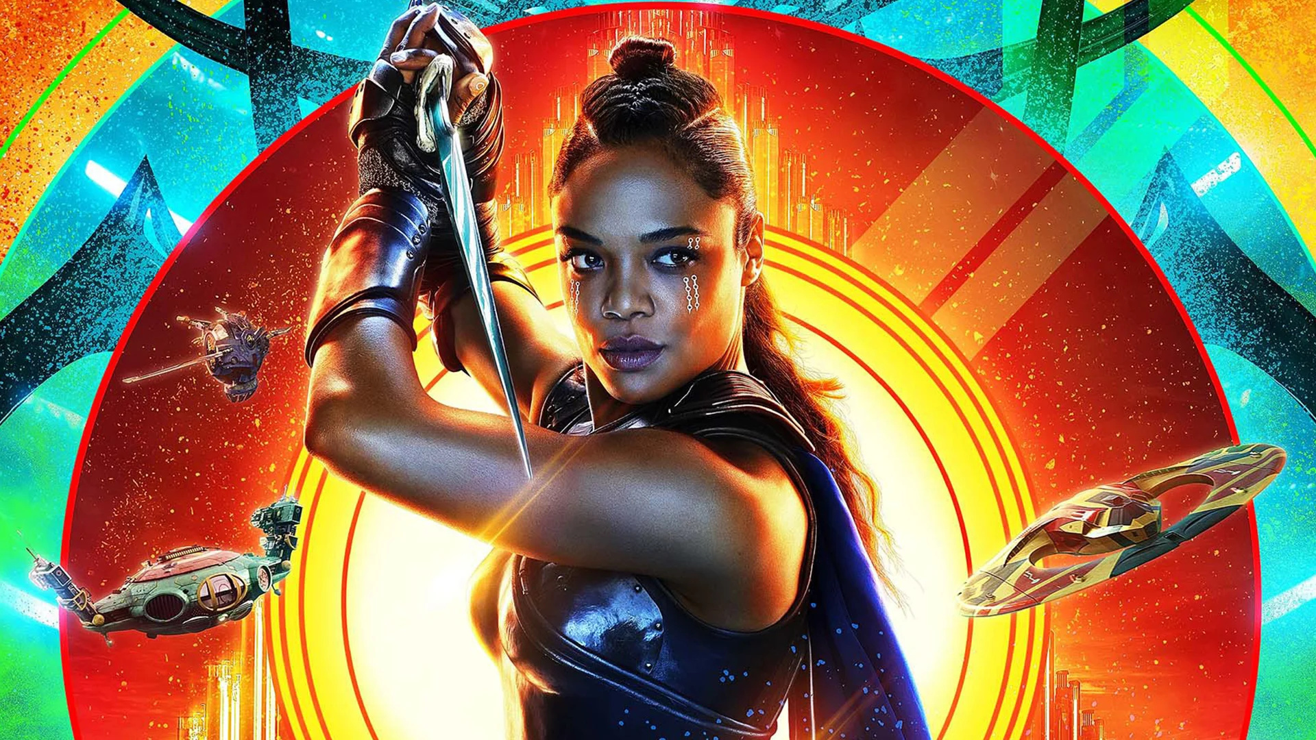 Valkyrie, Marvel wallpapers, Strong female character, Skilled warrior, 1920x1080 Full HD Desktop