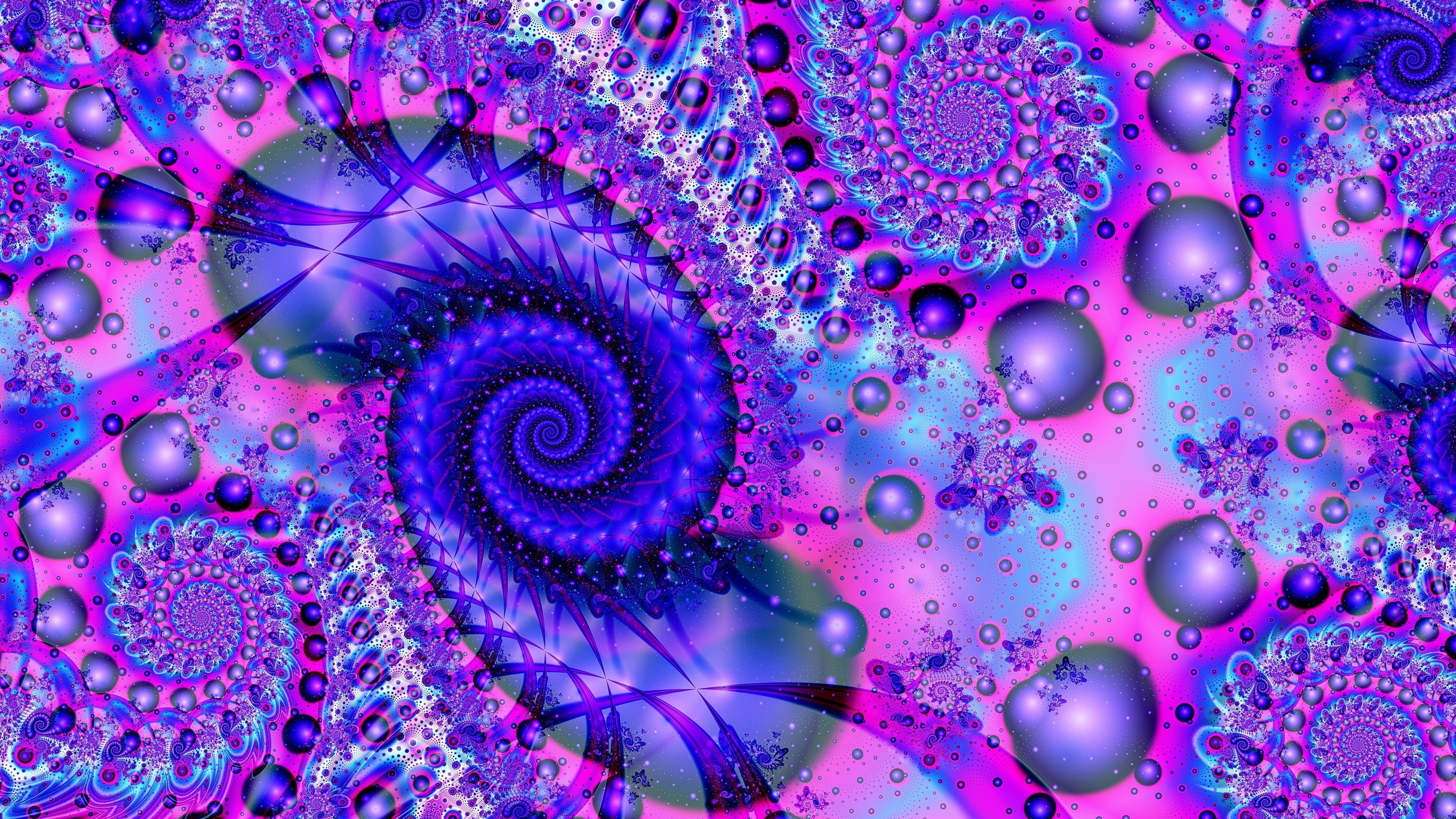 Spiral, Fractals Wallpaper, 3840x2160 4K Desktop
