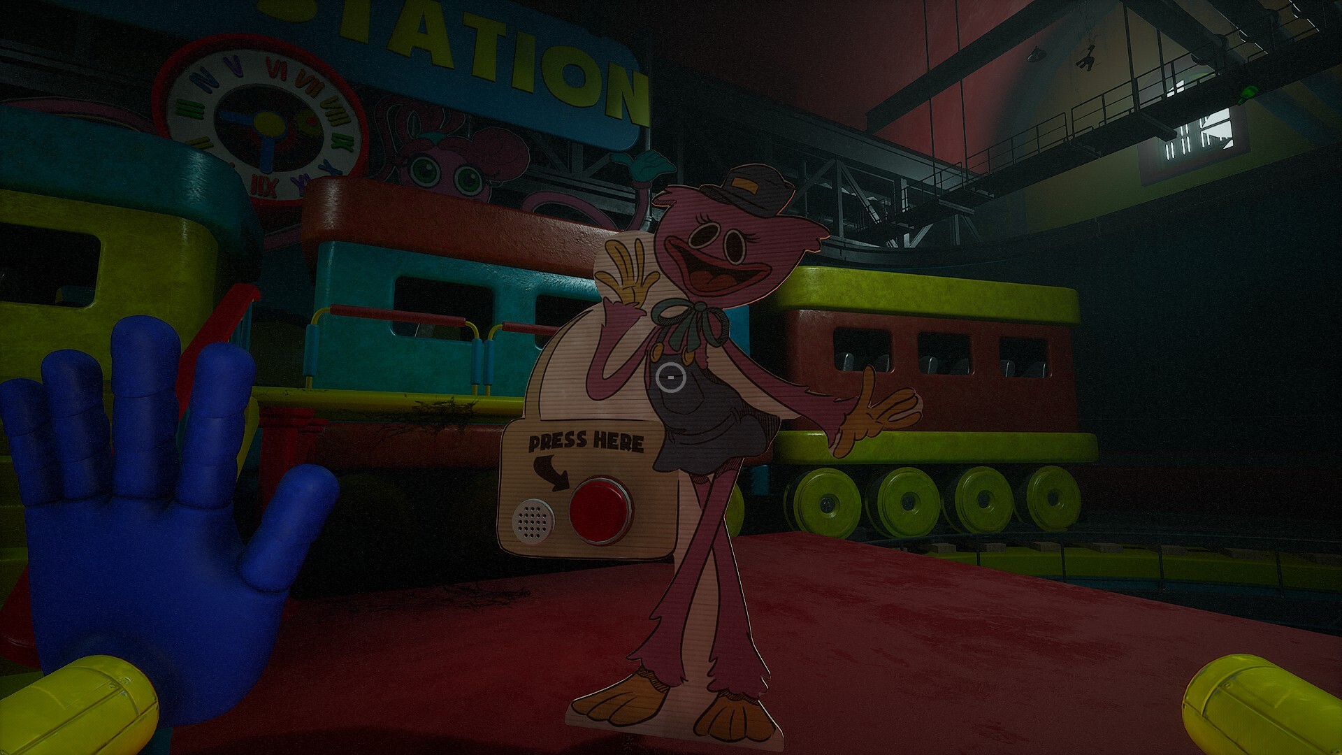 Kissy Missy, Poppy Playtime, Cutout locations, Guide, 1920x1080 Full HD Desktop