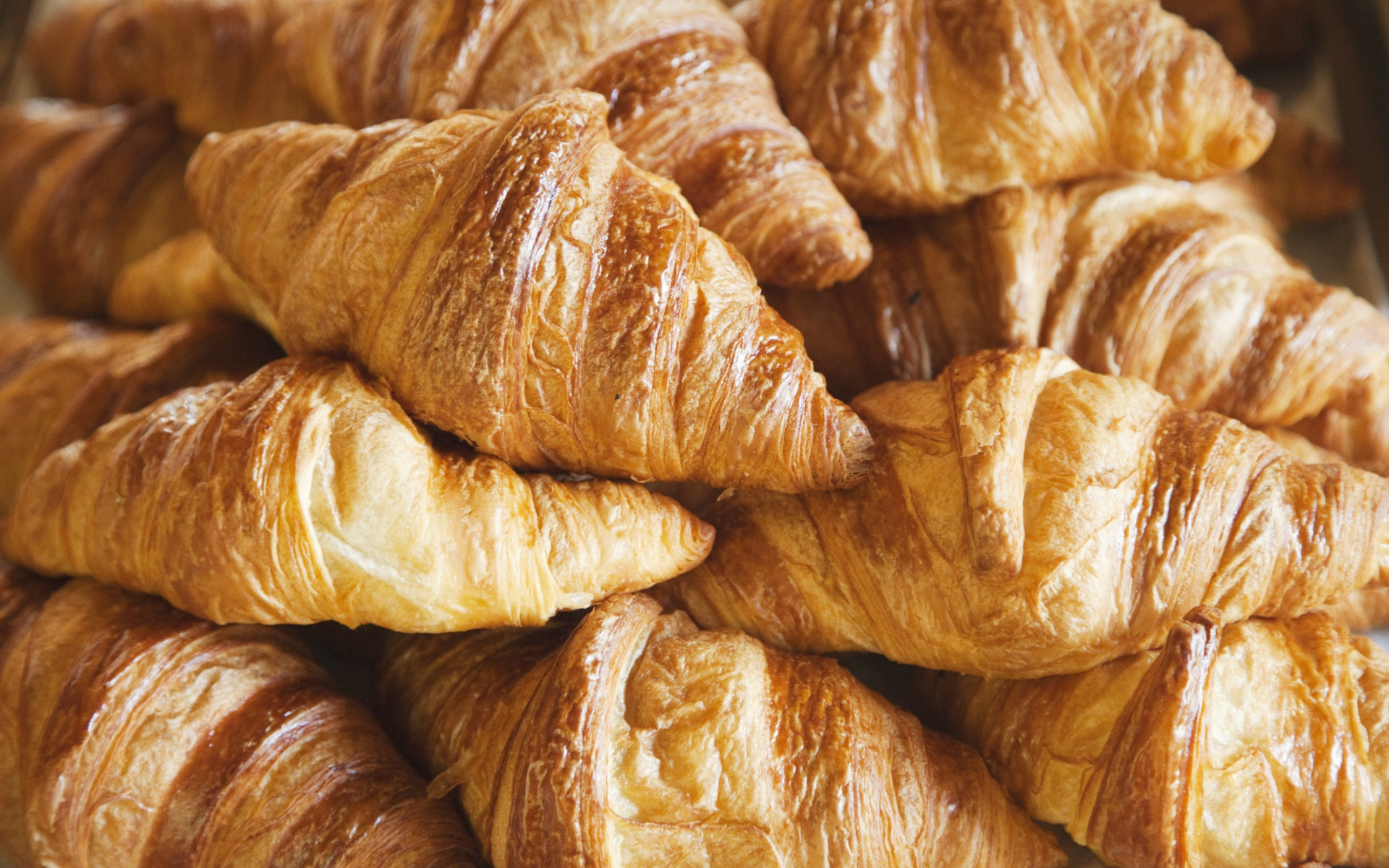 Croissants wallpapers, French pastries, Bakery products, Breakfast assortment, 1920x1200 HD Desktop
