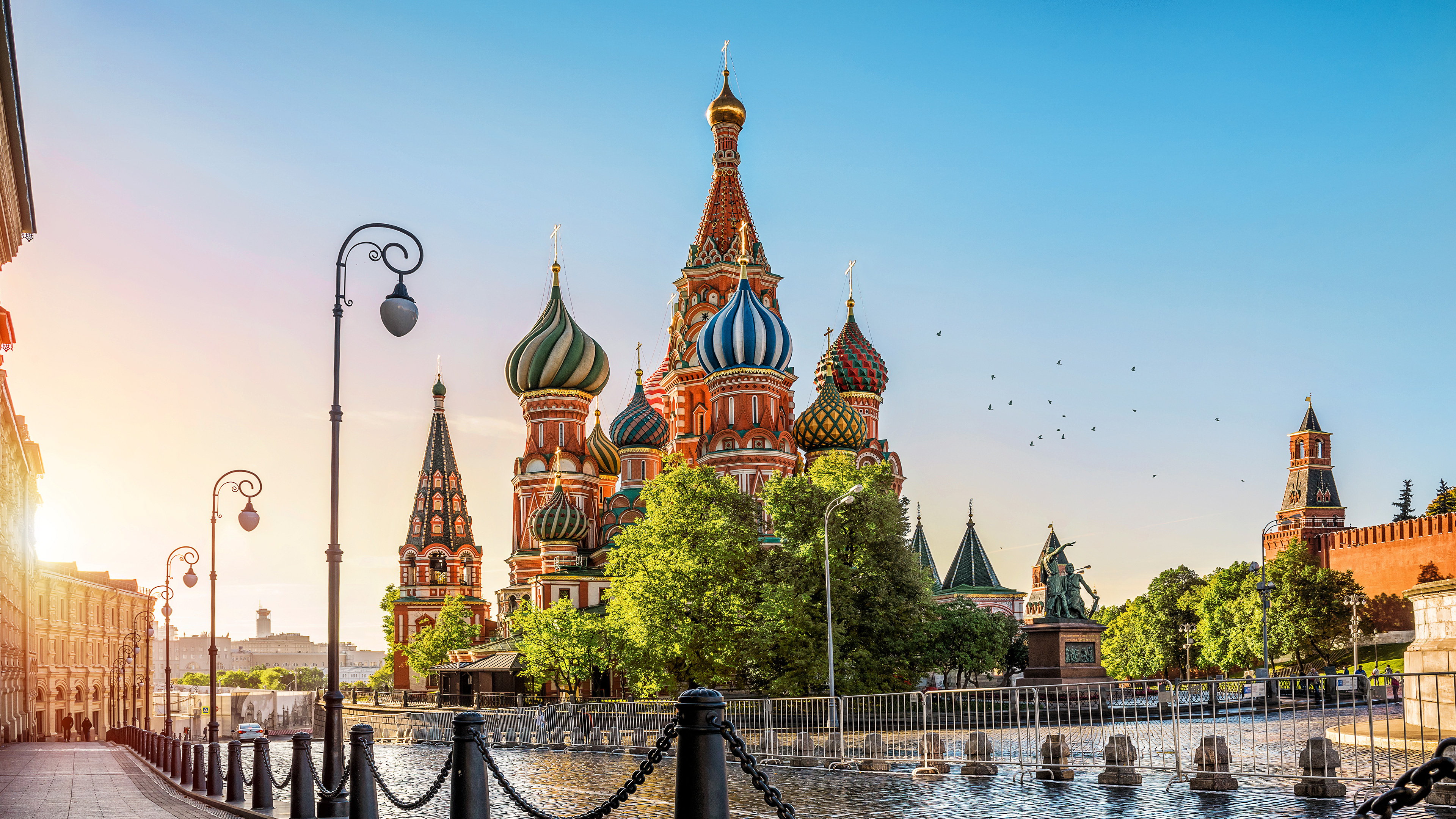 Saint Basil's Cathedral, Cycling tour, Travel adventure, AIDA cruise, 3840x2160 4K Desktop