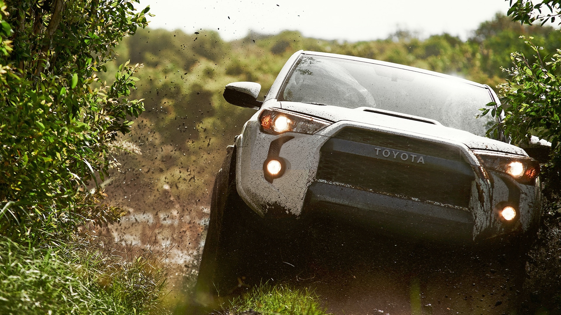 2019 Toyota 4Runner TRD Pro, Off-road Driving Wallpaper, 1920x1080 Full HD Desktop