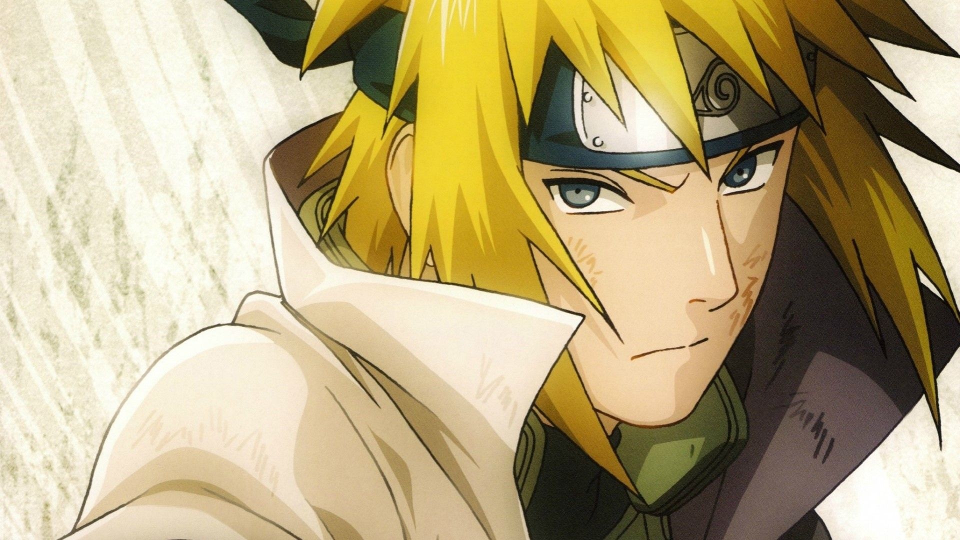 Minato Namikaze, Konoha headband, Hokage cloak, Full HD Desktop wallpaper