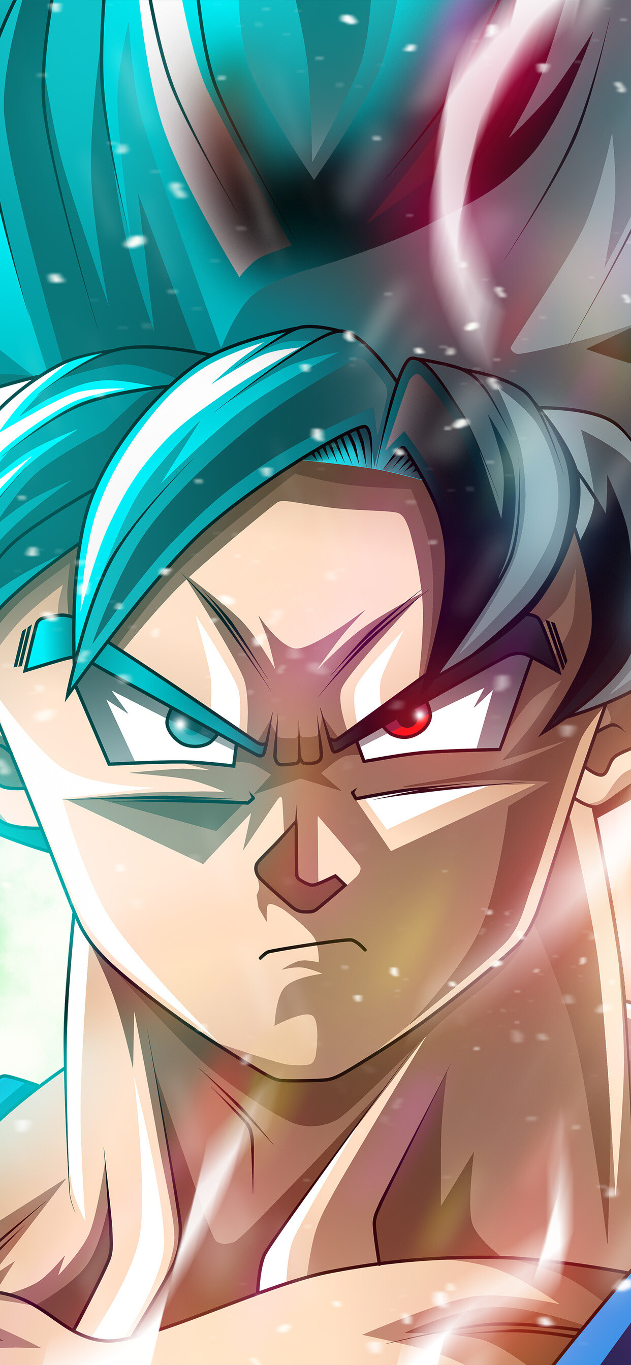 Anime character, Goku fanart, 4K wallpaper, iPhone wallpapers, 1250x2690 HD Phone