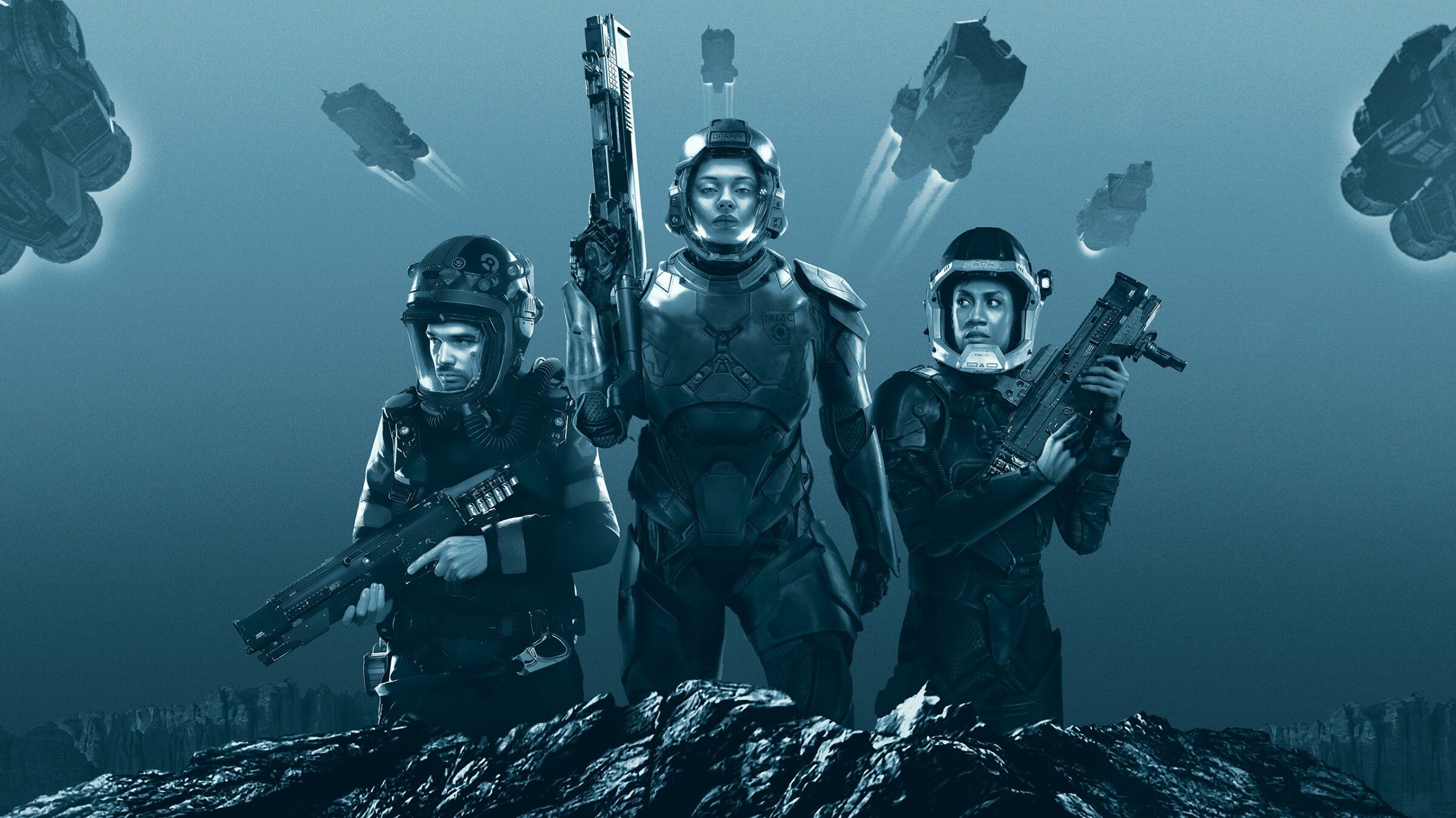 Jim, Bobbie and Naomi, The Expanse Wallpaper, 2400x1350 HD Desktop