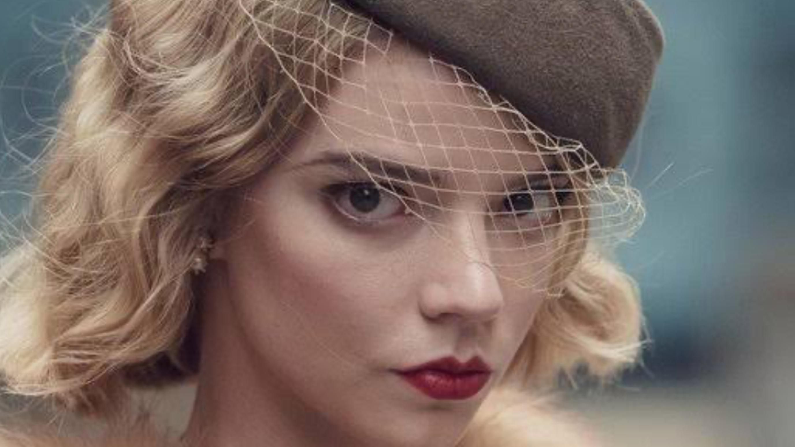 Gina Gray (Anya Taylor-Joy), Netted pillbox hat, Soft daylight portrait, HD Desktop wallpaper