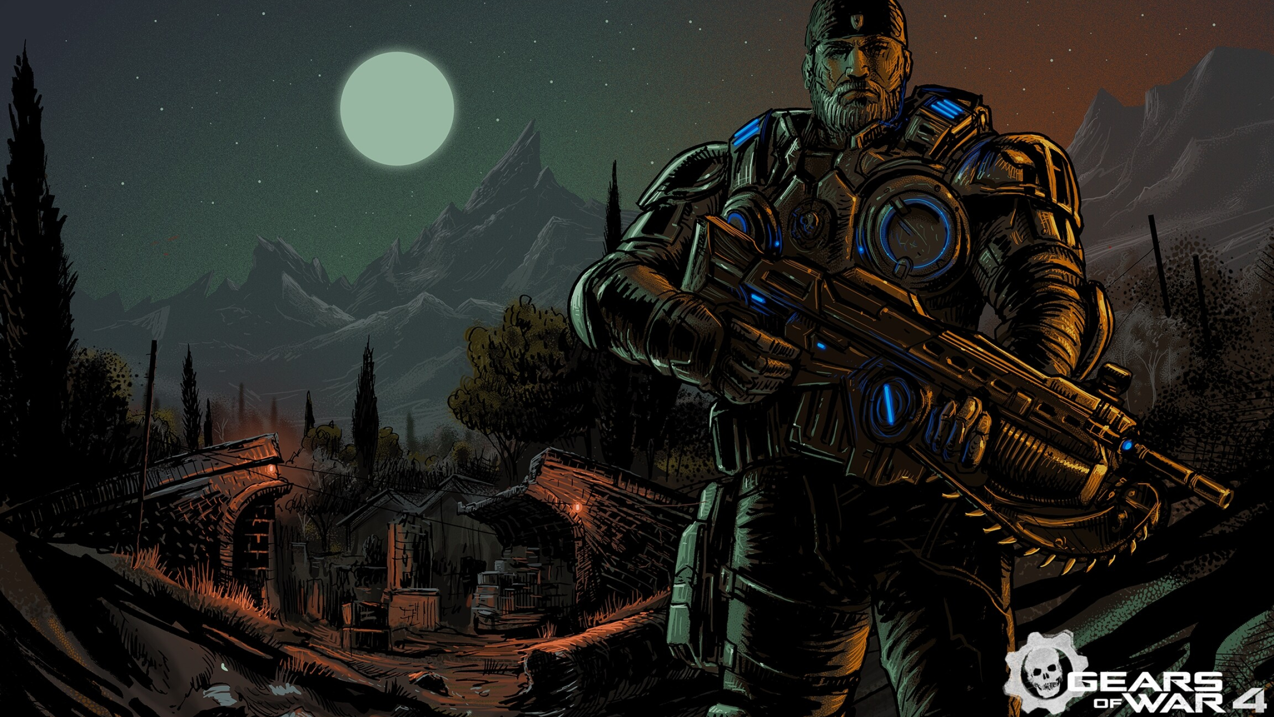 Gears of War 4, Free desktop wallpapers, Epic artwork, Immersive gaming, 2560x1440 HD Desktop