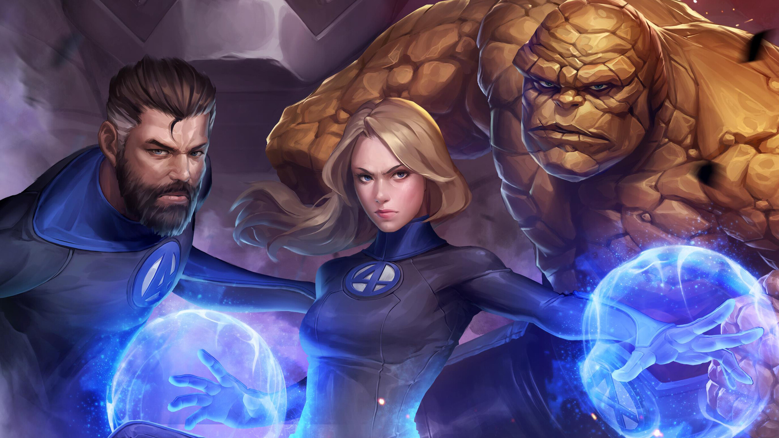 Fantastic Four, Marvel Future Fight, 1440p resolution, 2560x1440 HD Desktop