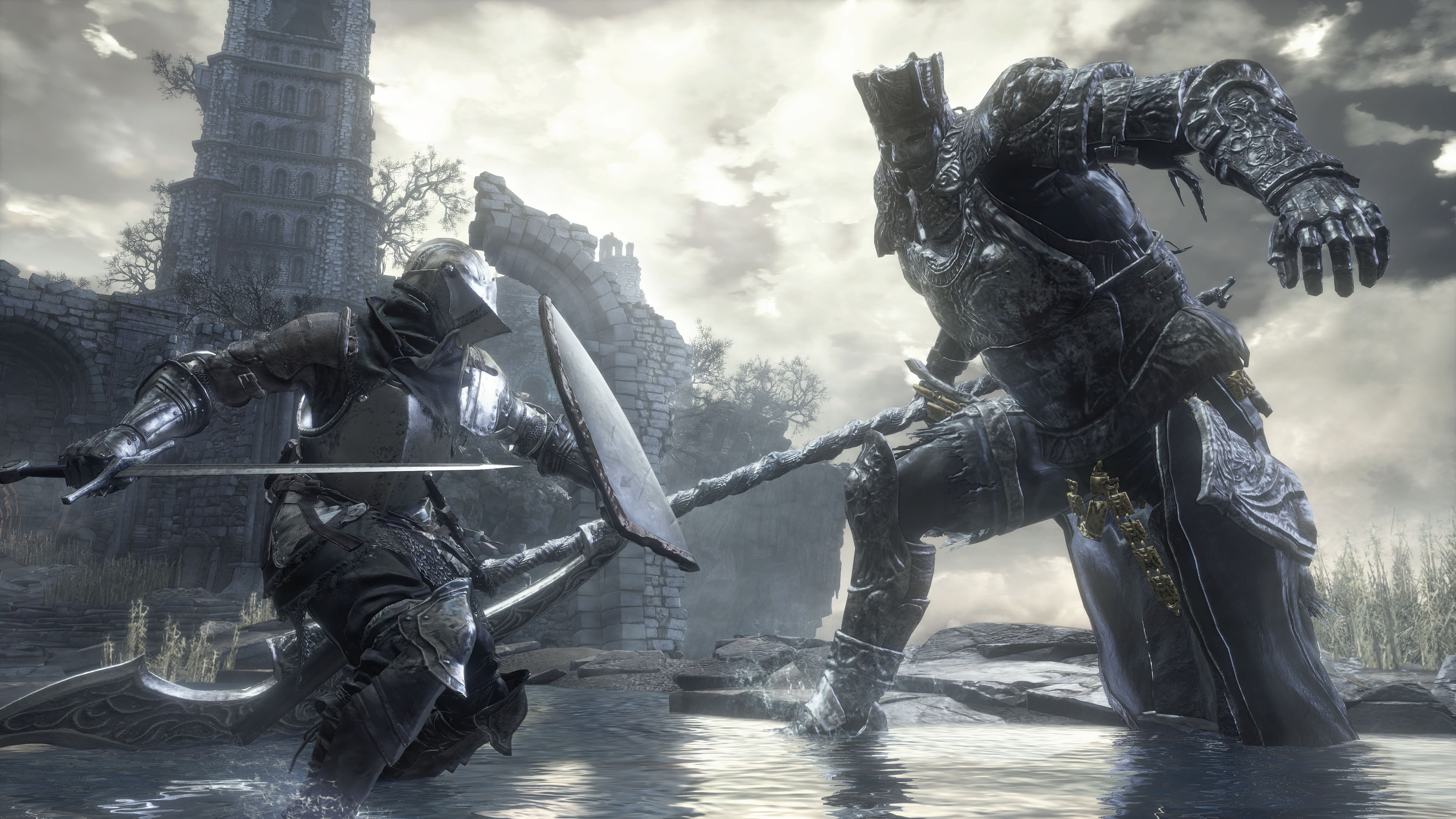 Iudex Gundyr, Ashen One, Cemetery of Ash, 4K Desktop wallpaper