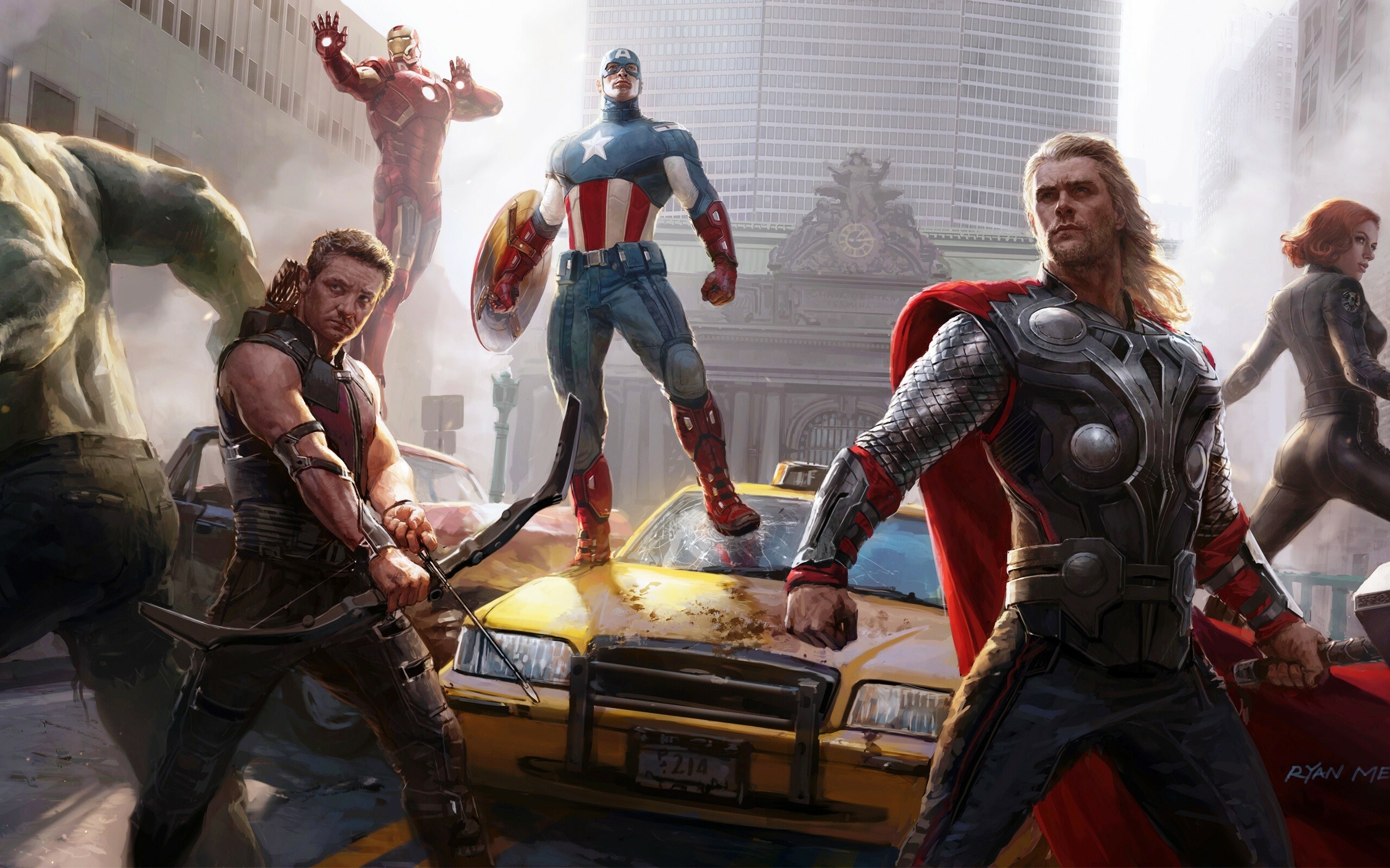 Avengers, Dual screen wallpaper, 46, Download, 2560x1600 HD Desktop