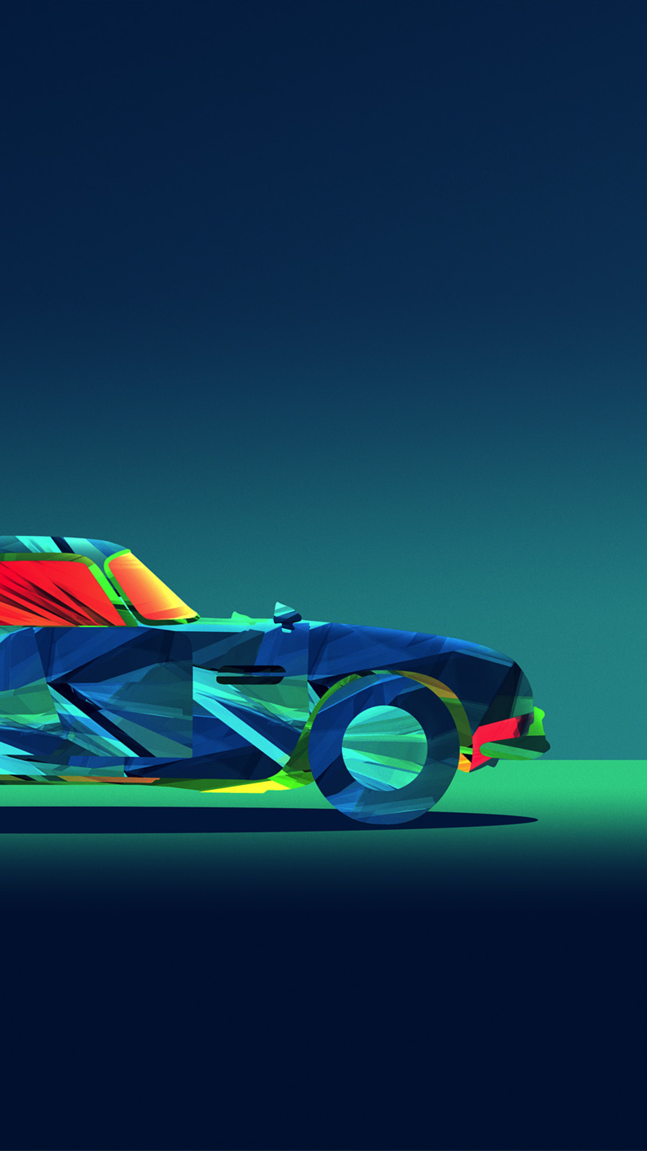 Car, Facets Wallpaper, 2160x3840 4K Phone