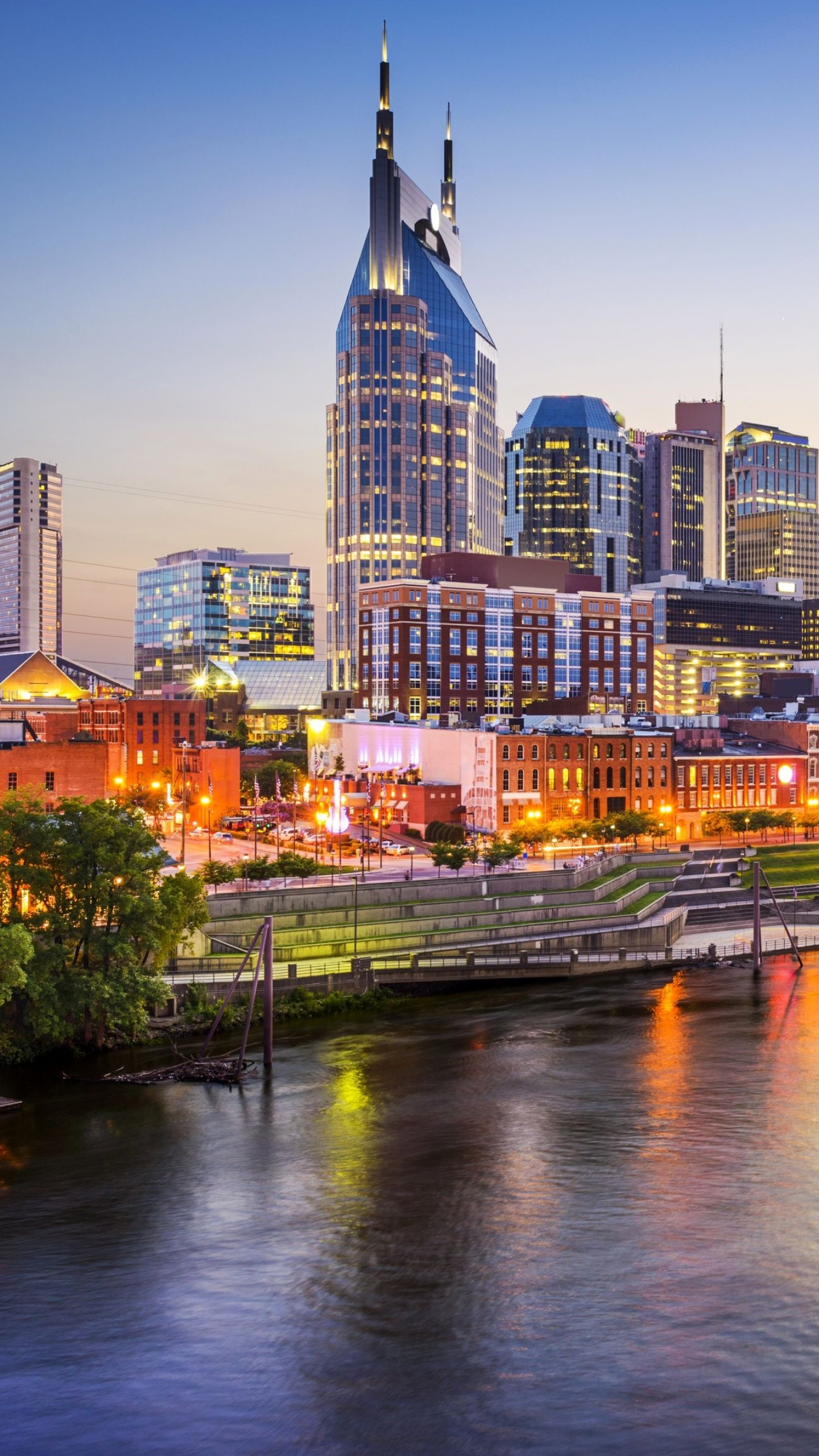 Nashville, Tennessee, Travels, iPhone wallpapers, 1440x2560 HD Phone