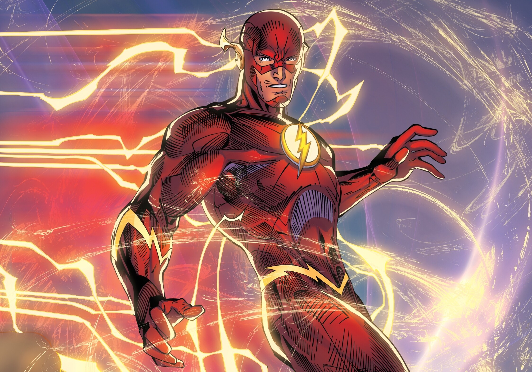 Flash, Speed hero, Art, Fantasy, 2250x1580 HD Desktop