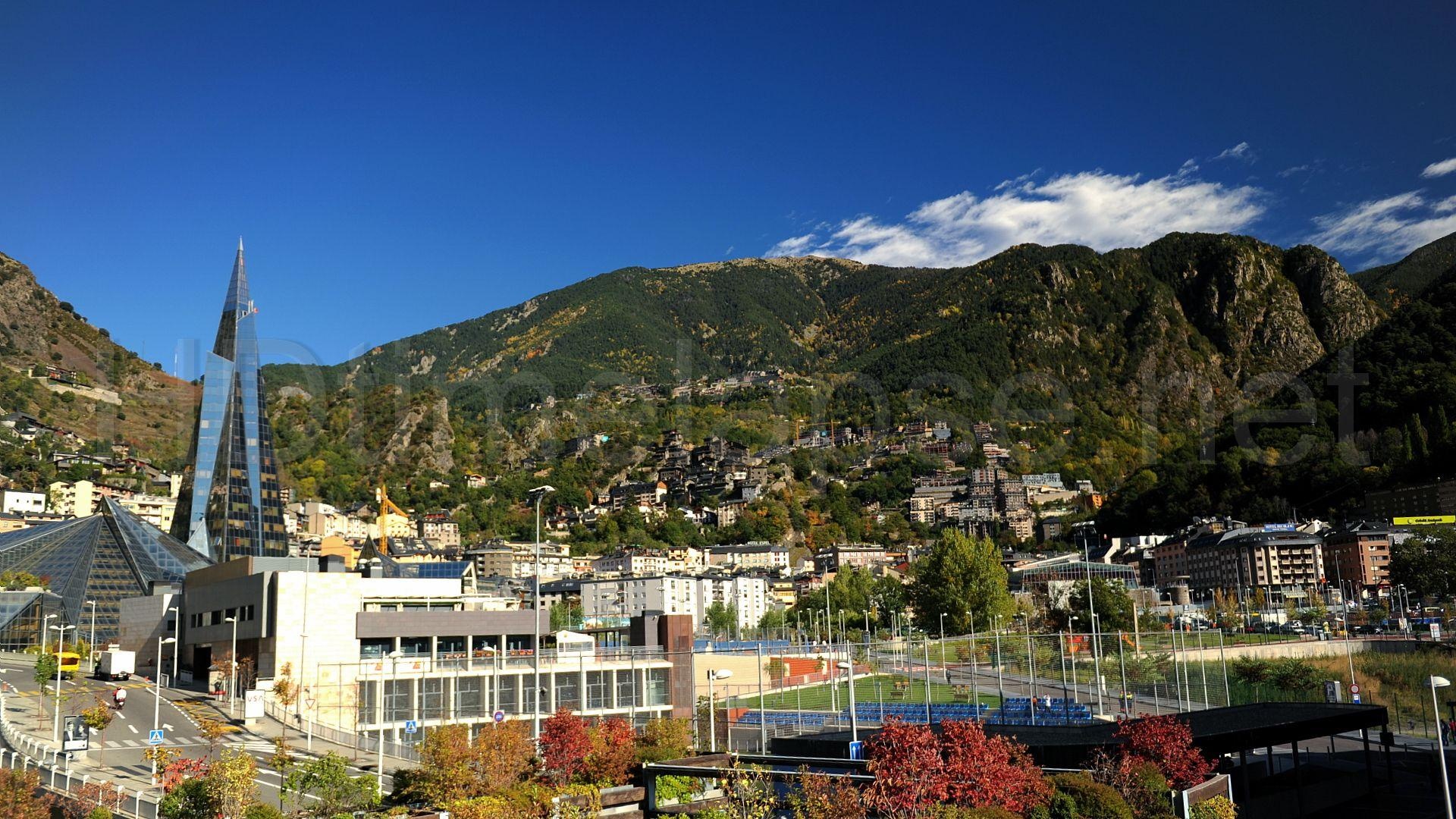 Andorra la Vella, Cityscape wallpaper, Modern capital, Broken Panda selection, 1920x1080 Full HD Desktop