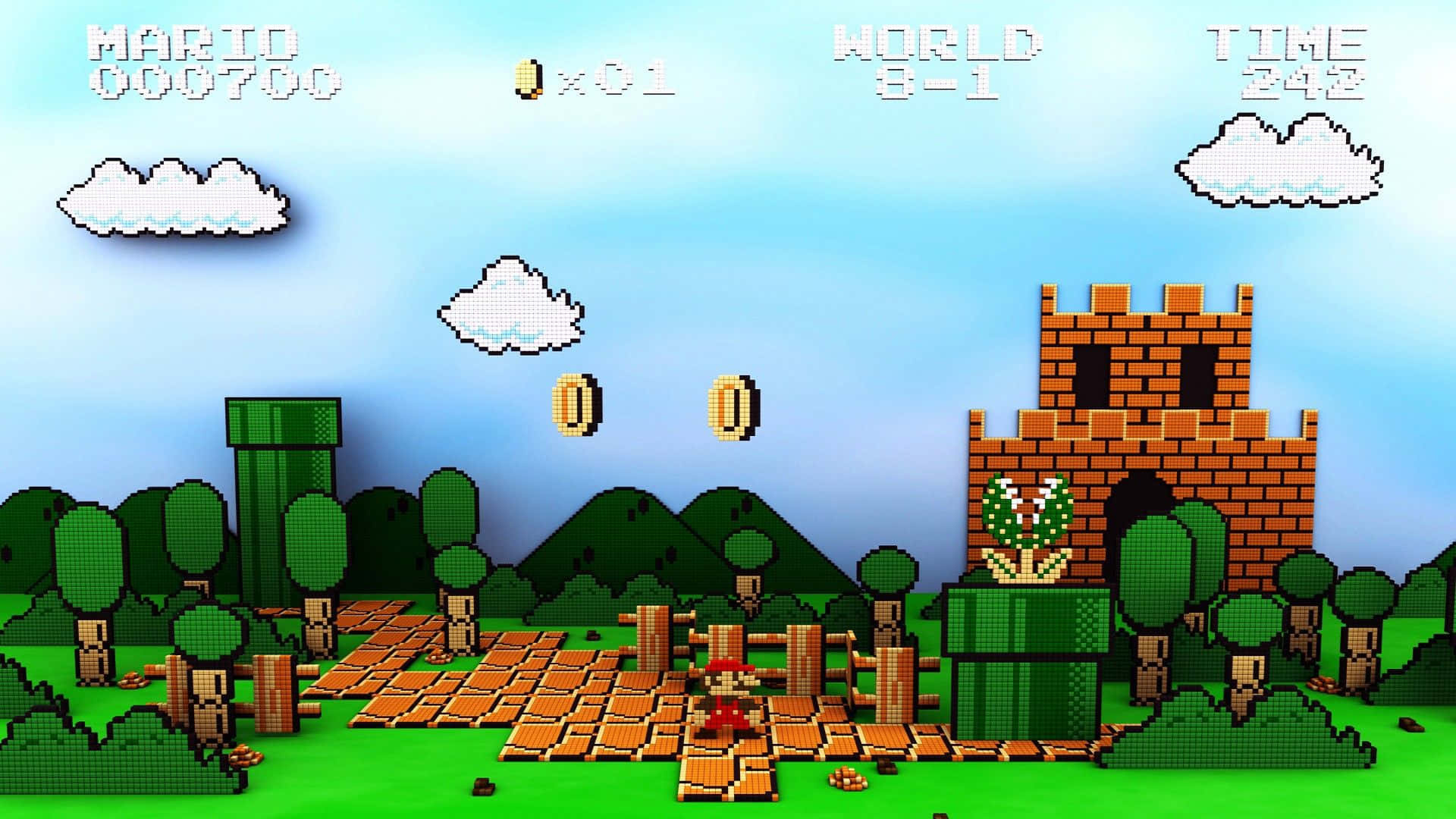 Download A Nintendo Mario Game With A 1920x1080