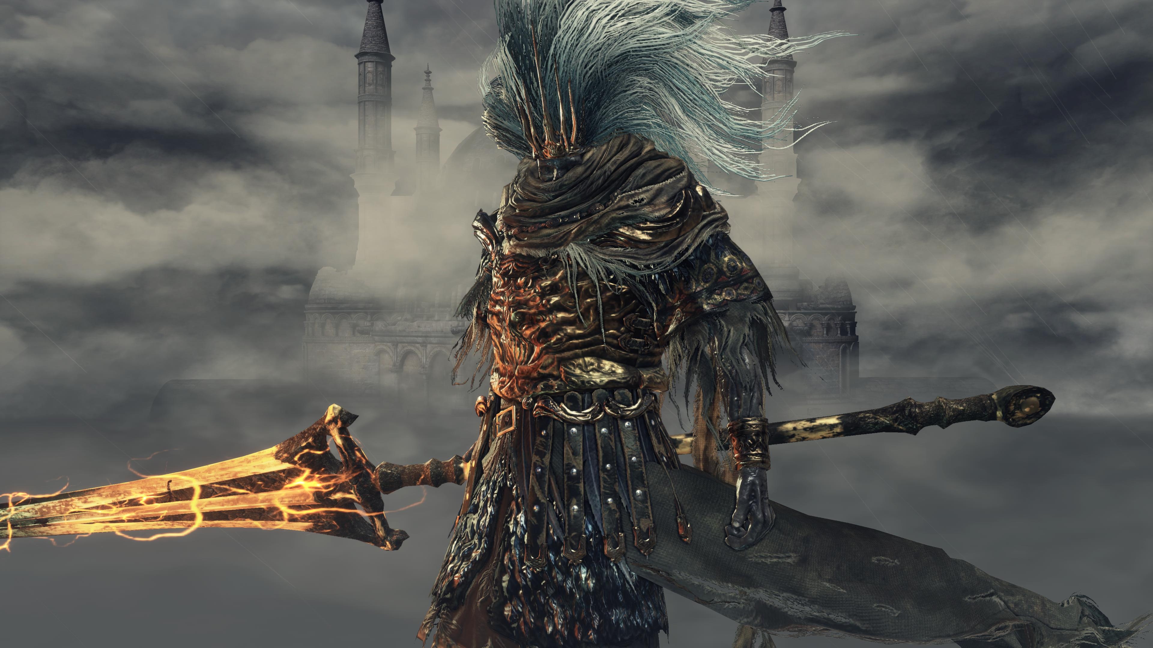Nameless King, Dragonslayer Swordspear, Archdragon Peak, 4K Desktop wallpaper