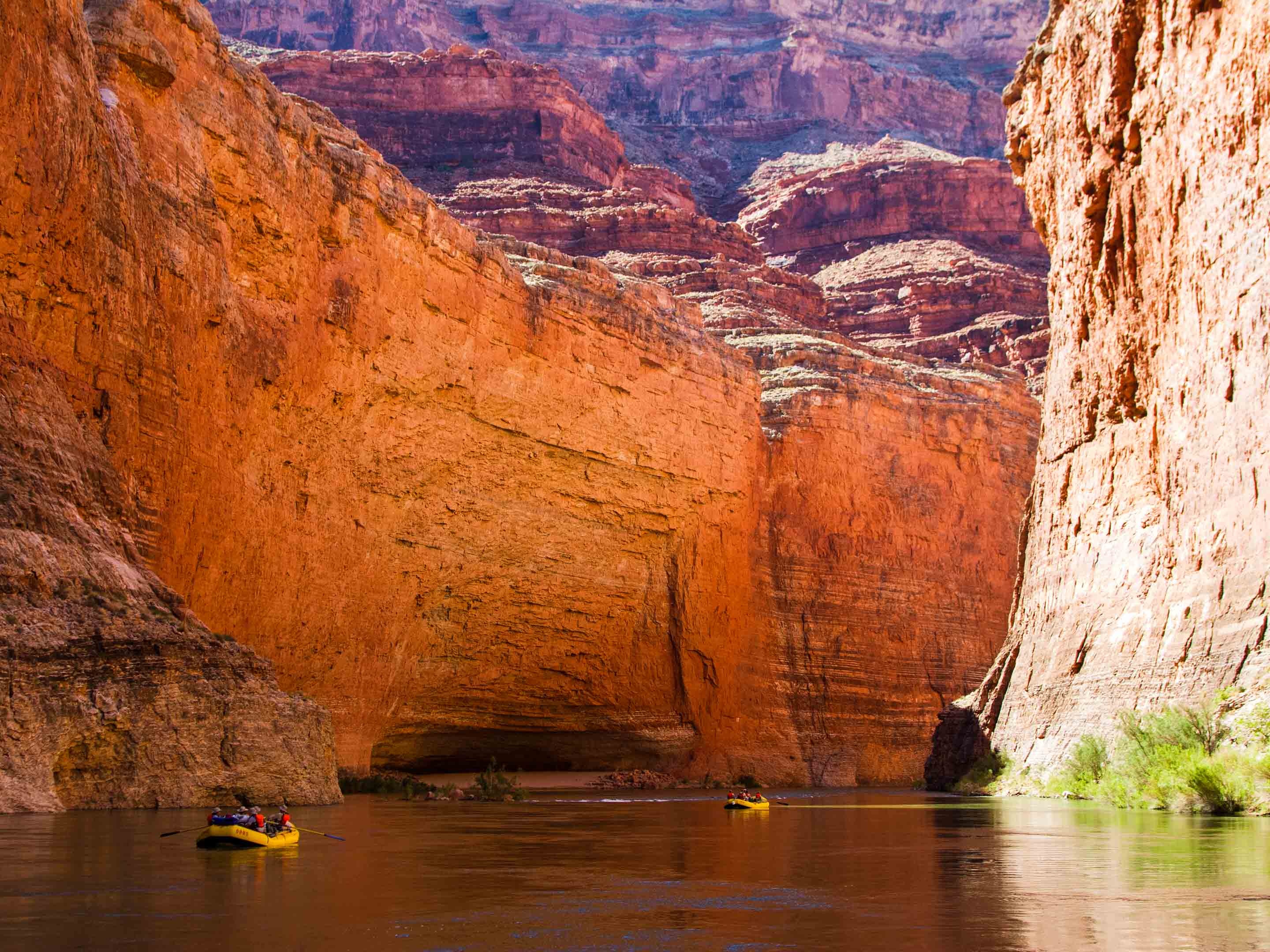 Colorado River, Rafting with Oars, Lees ferry, Travels, 2880x2160 HD Desktop