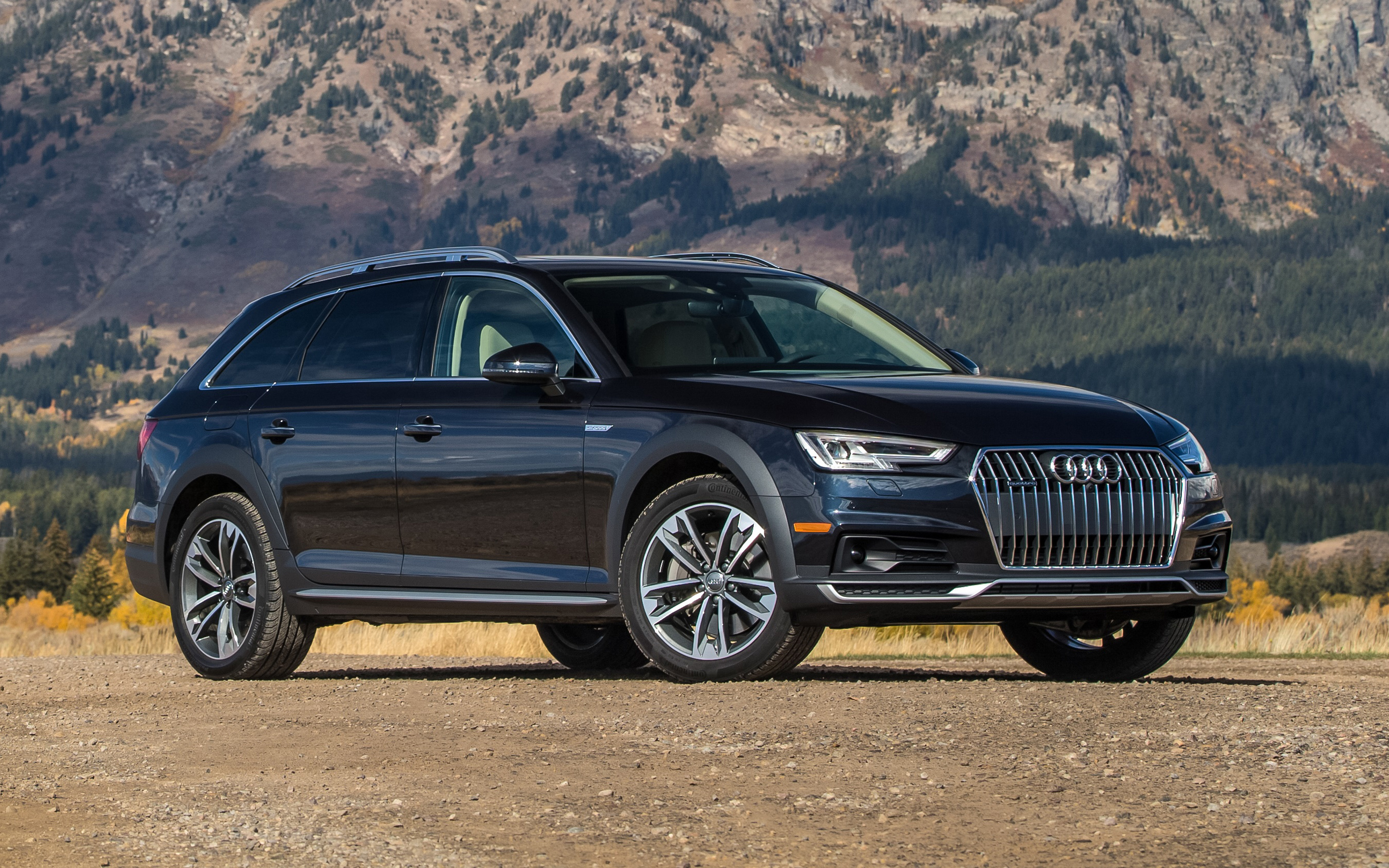 Audi A4 Allroad, Off-road adventure, Black beauty, High-quality luxury, 2880x1800 HD Desktop