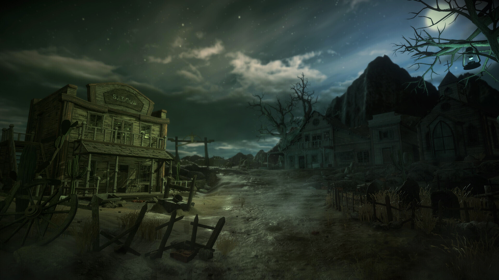 Ghost Town, ArtStation haunted, Ghost town, 1920x1080 Full HD Desktop