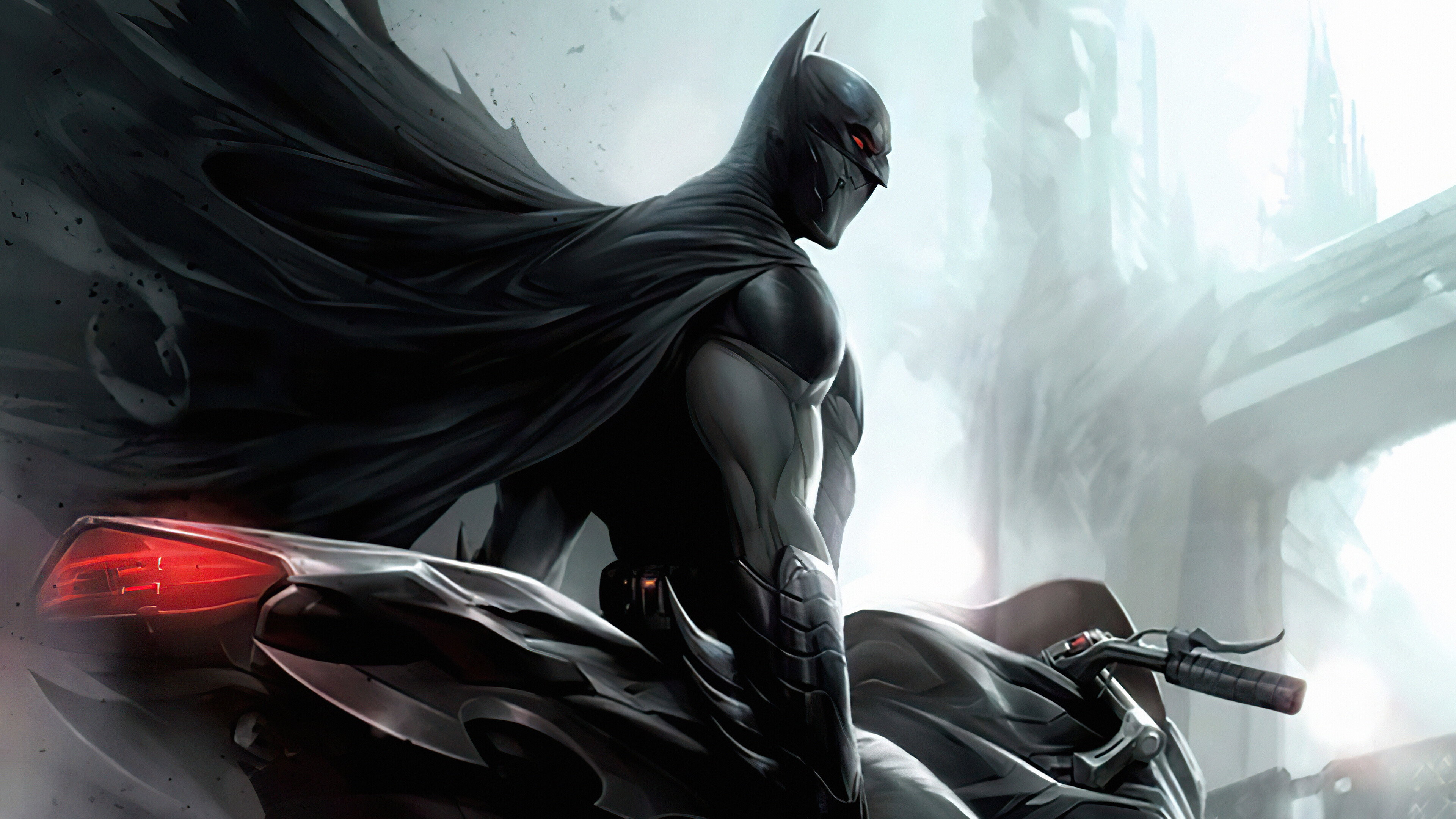 Batman, Dark Knight vigilante, Gotham City, Avenger of justice, 3840x2160 4K Desktop