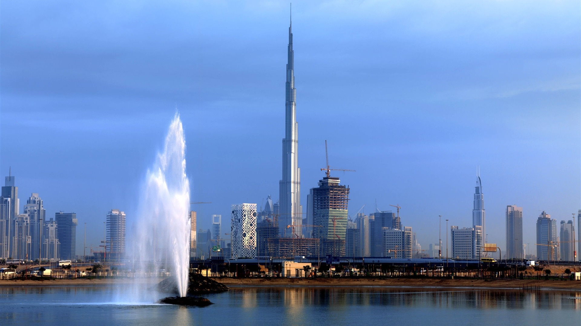 Burj Khalifa, Computer wallpaper, Stunning architecture, Dubai, 1920x1080 Full HD Desktop