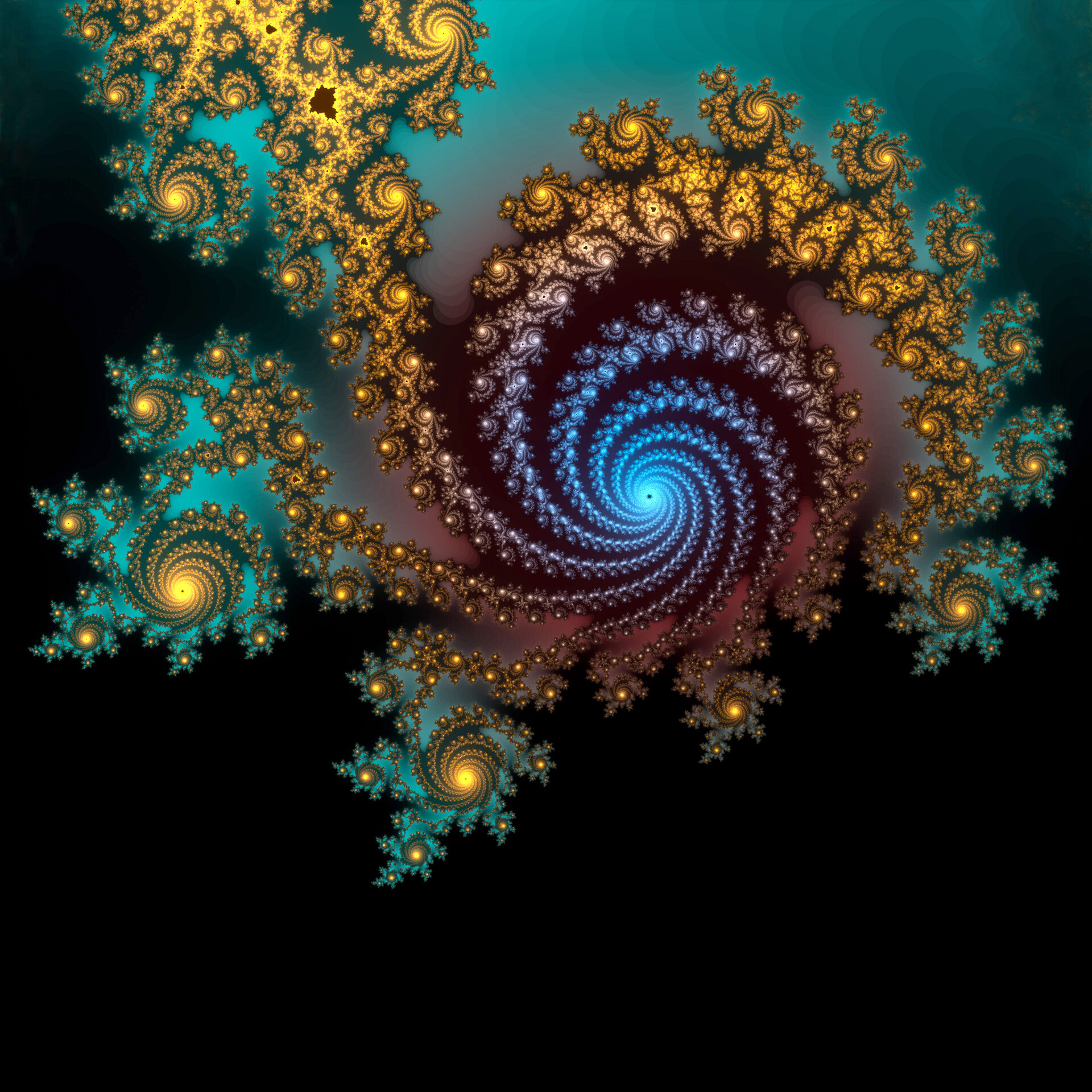 Fractal generator, Artistic creations, Unique patterns, Captivating designs, 1920x1920 HD Phone