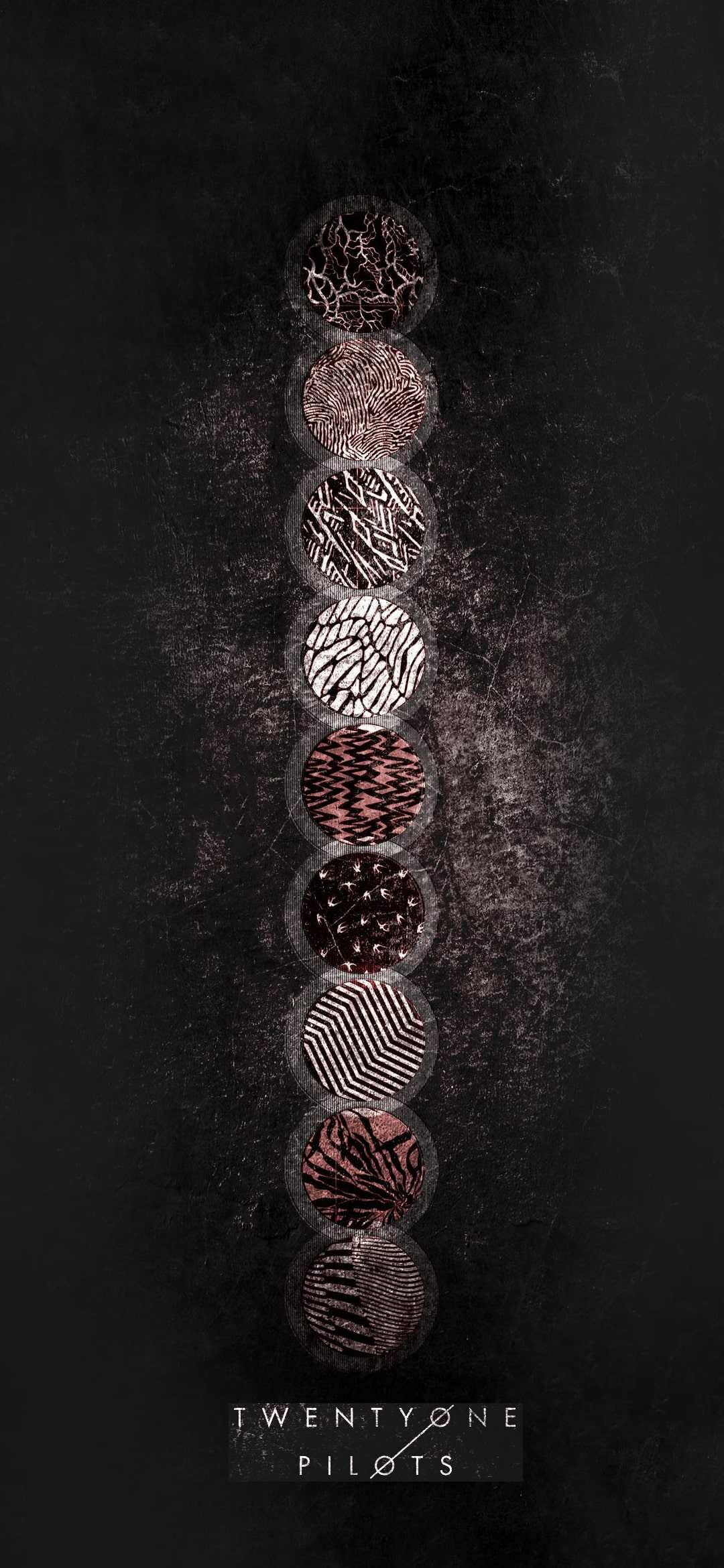 Twenty One Pilots, Captivating wallpaper, Music-inspired visuals, Eye-catching design, 1080x2340 HD Phone