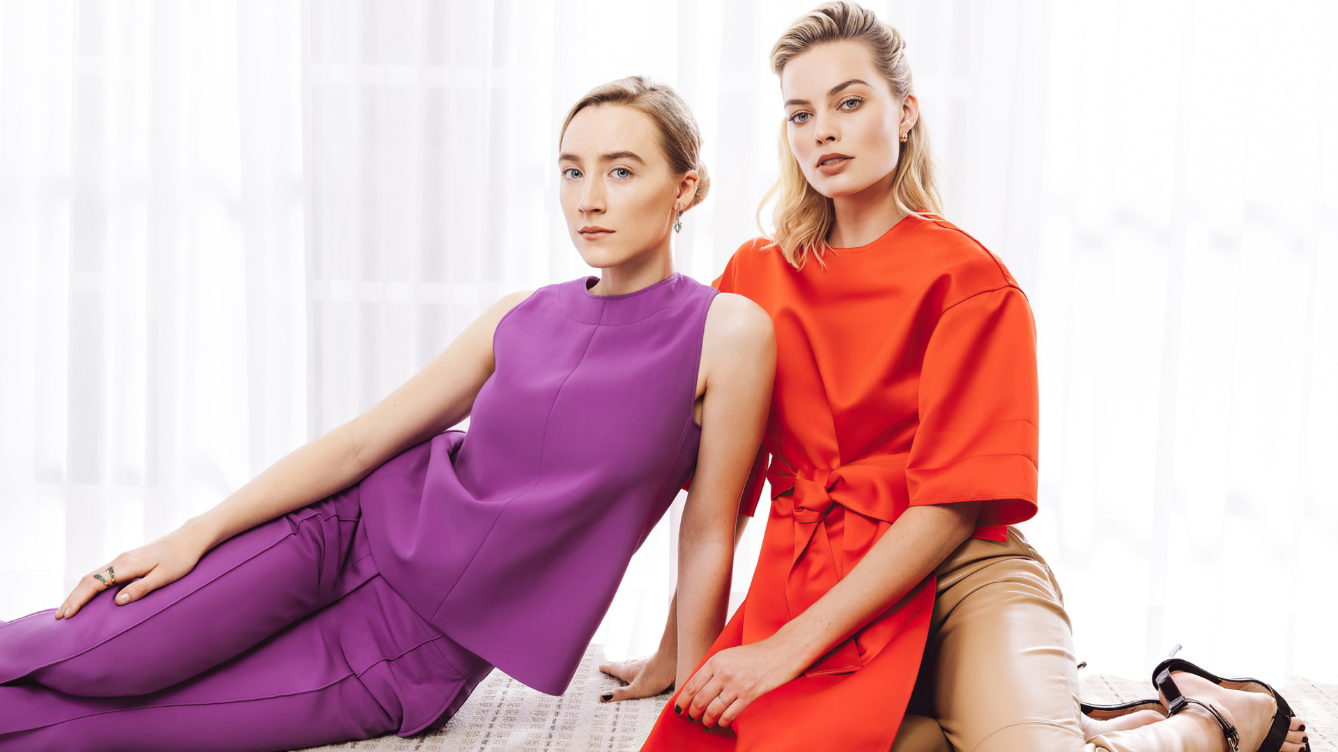 Margot Robbie, Saoirse Ronan, Wallpaper, HD, 1920x1080 Full HD Desktop