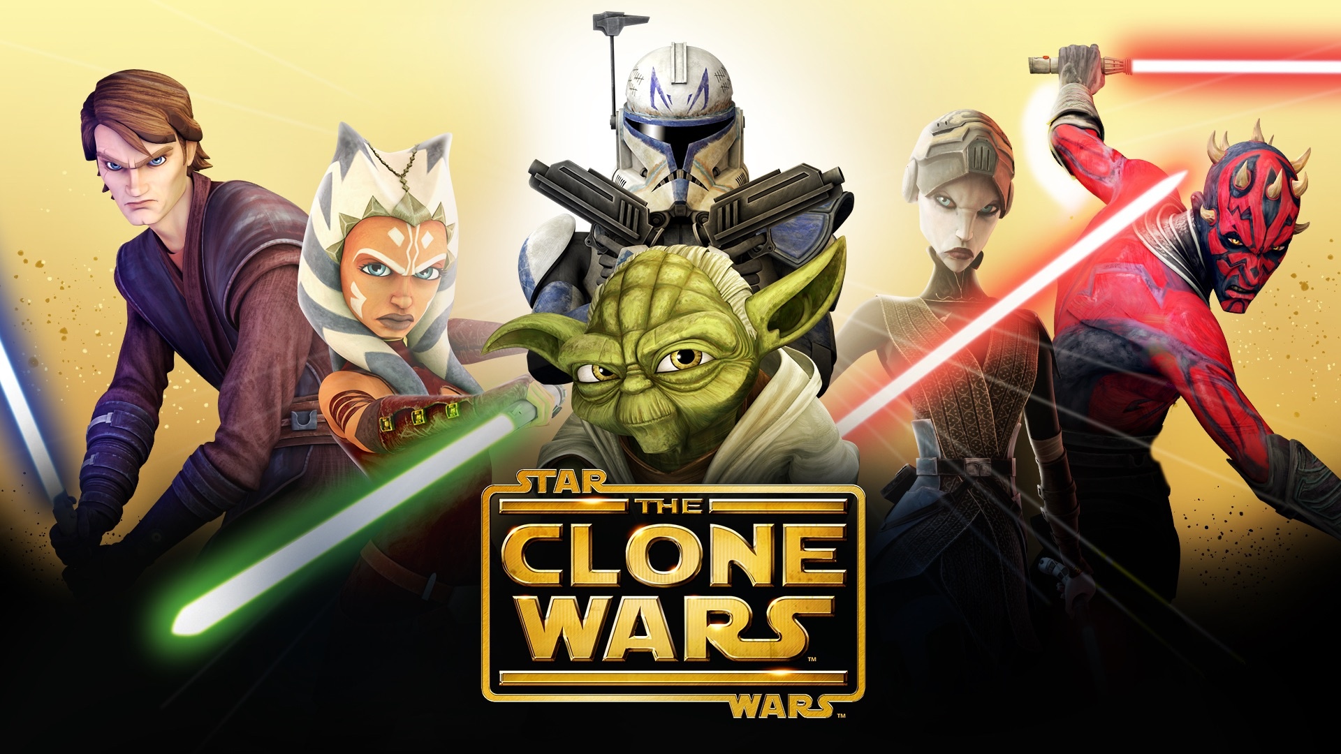 Star Wars: The Clone Wars, Animation masterpiece, Intense battles, Galaxy far, 1920x1080 Full HD Desktop