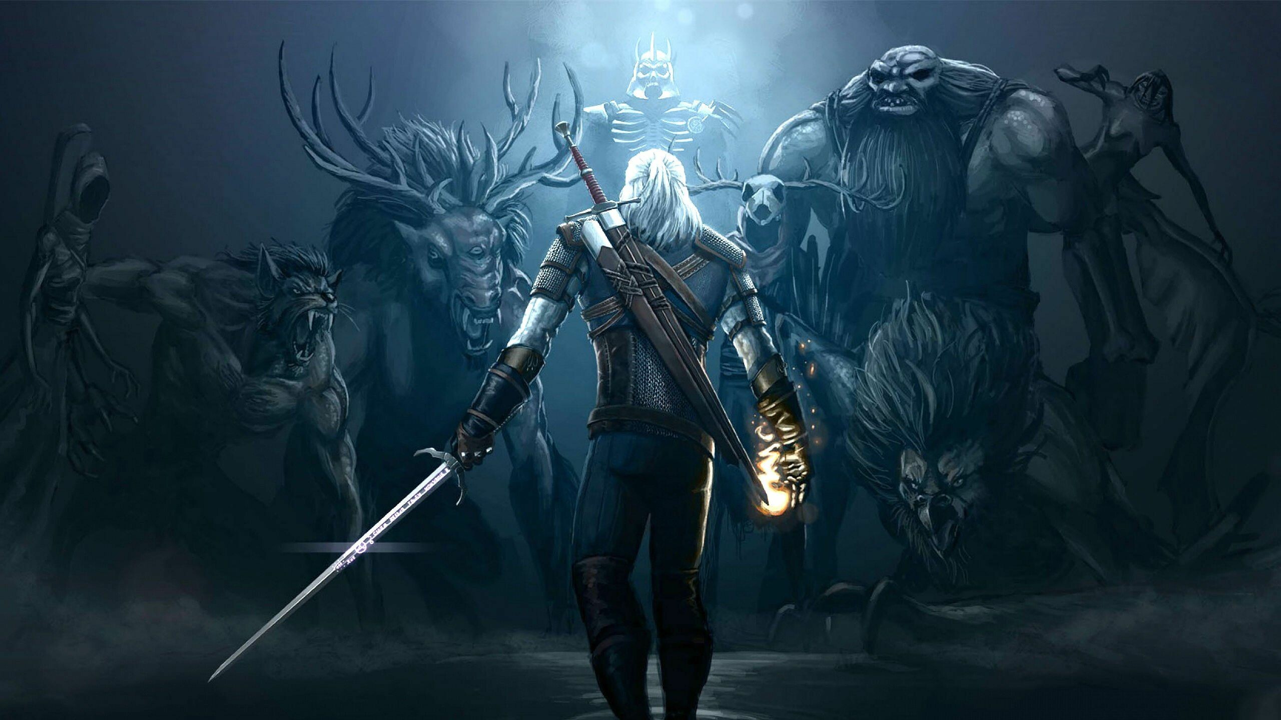 The Witcher wild hunt, Wallpapers, Top free, Backgrounds, 2560x1440 HD Desktop