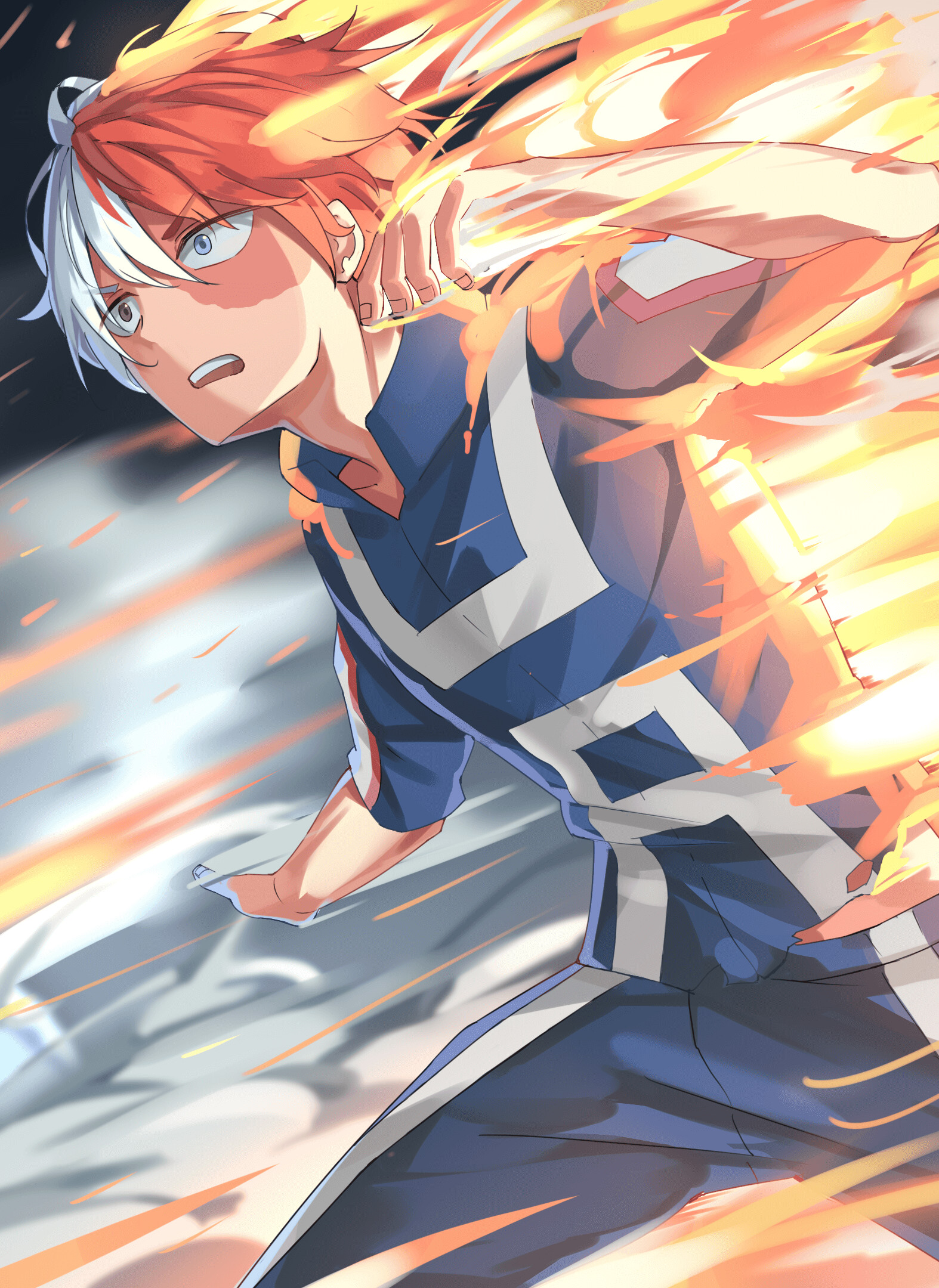 Shoto Todoroki, Anime wallpaper, High-quality image, Stunning quality, 1580x2160 HD Phone