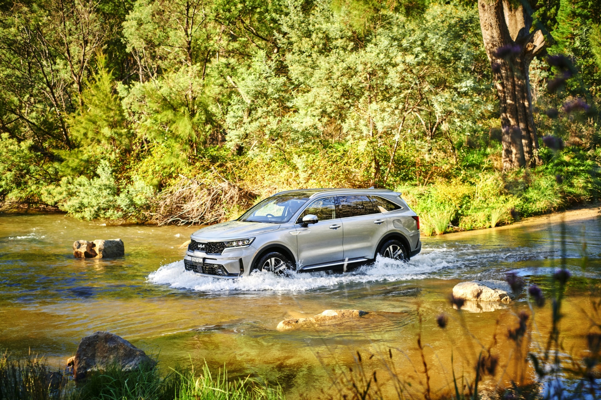 Kia Sorento Hybrid, GT Line, Off-road wallpapers, Motortread, 1920x1280 HD Desktop