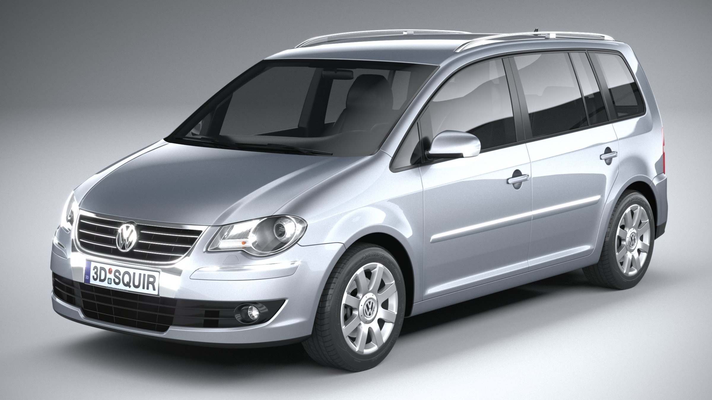 2007 Model, Volkswagen Touran Wallpaper, 2400x1350 HD Desktop