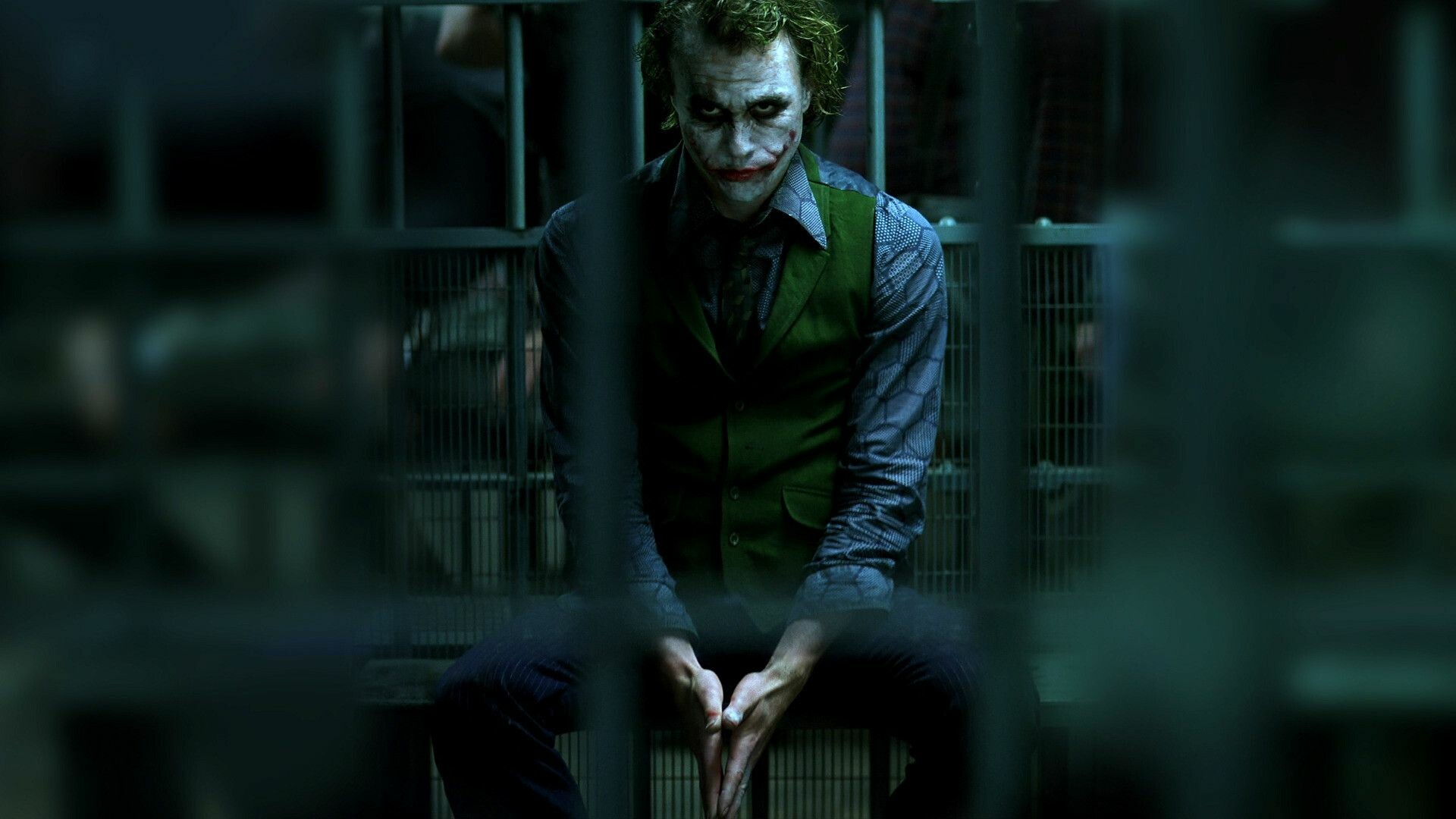 The Dark Knight Joker wallpapers, 4K HD resolution, Heath Ledger's iconic portrayal, Batman vs Joker, 1920x1080 Full HD Desktop