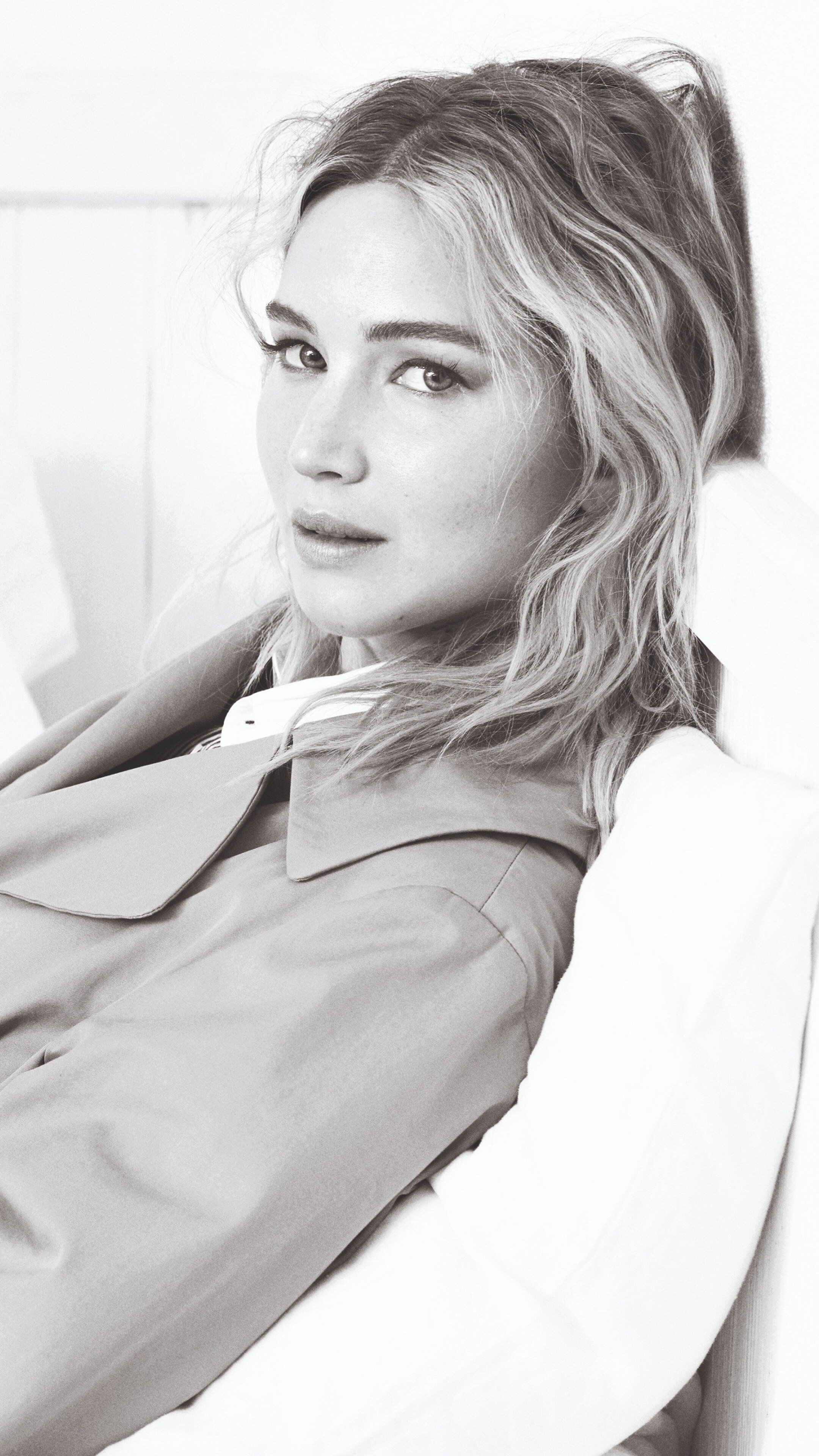 Jennifer Lawrence, Dior magazine, 4K wallpaper, Celebrity photoshoot, 2160x3840 4K Phone